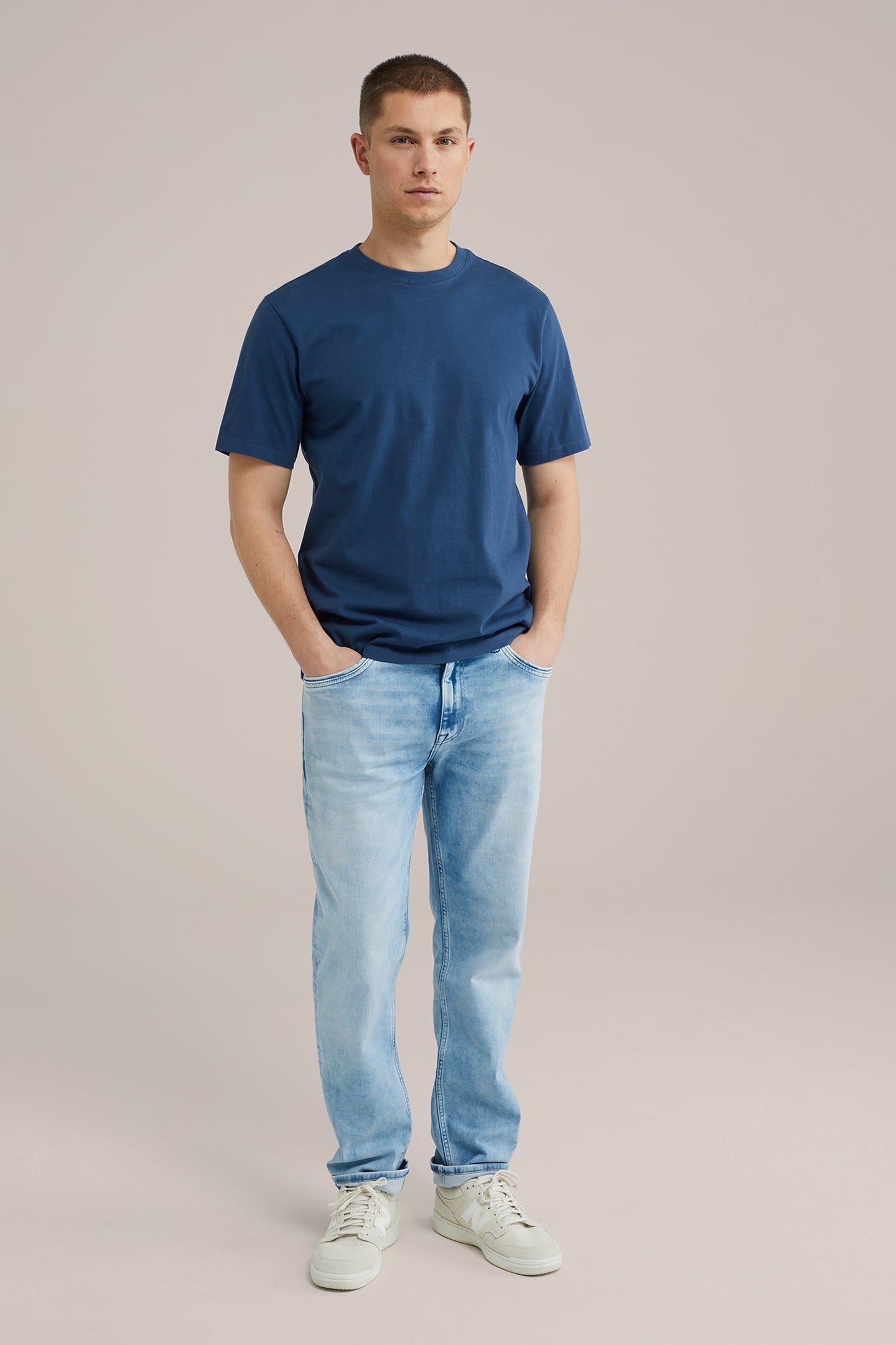 5-POCKET MID WAIST LIGHT BLUE 3