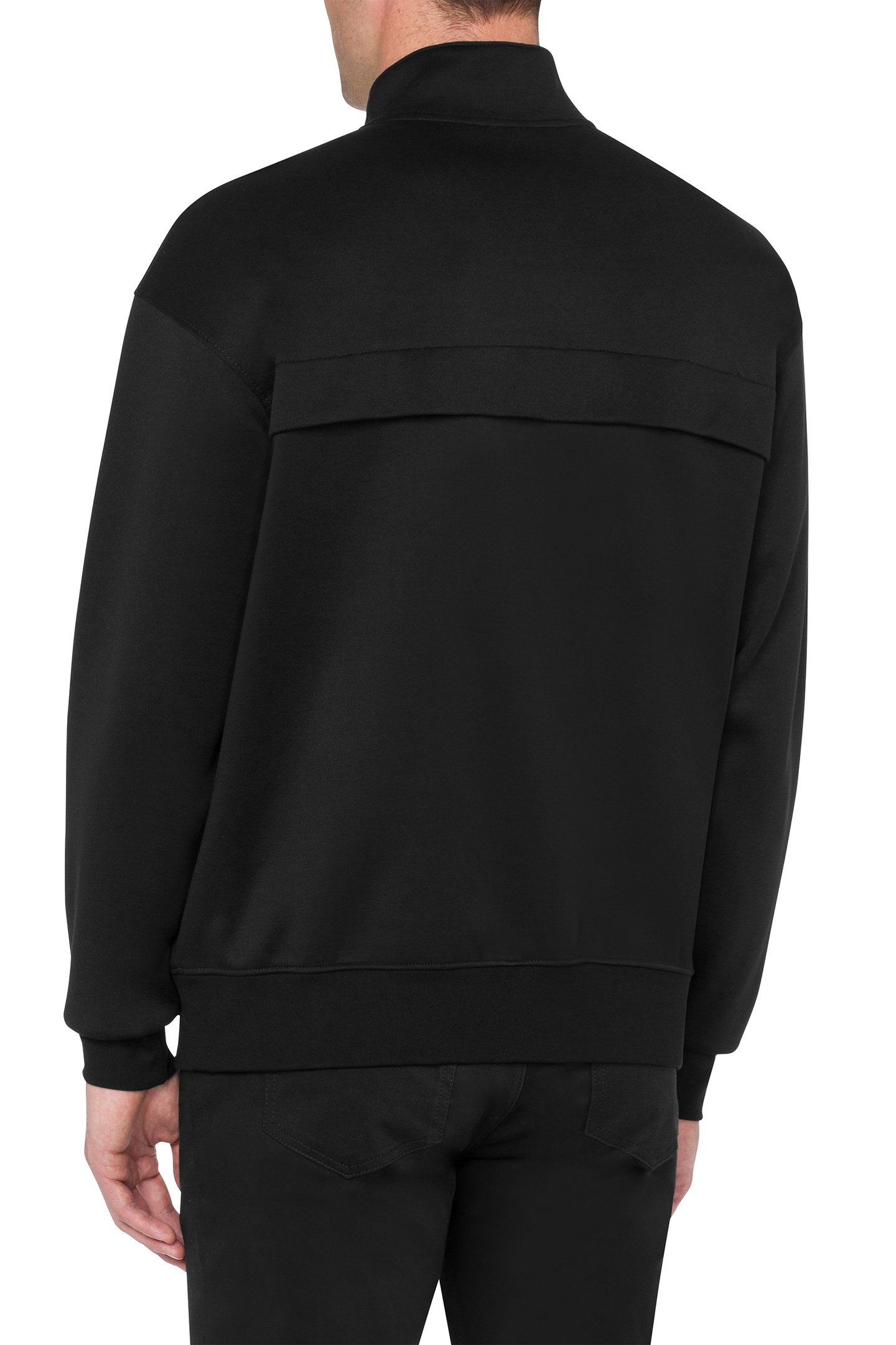 LOCKER TAG LABEL TECHNICAL SWEATSHIRT BLACK 2