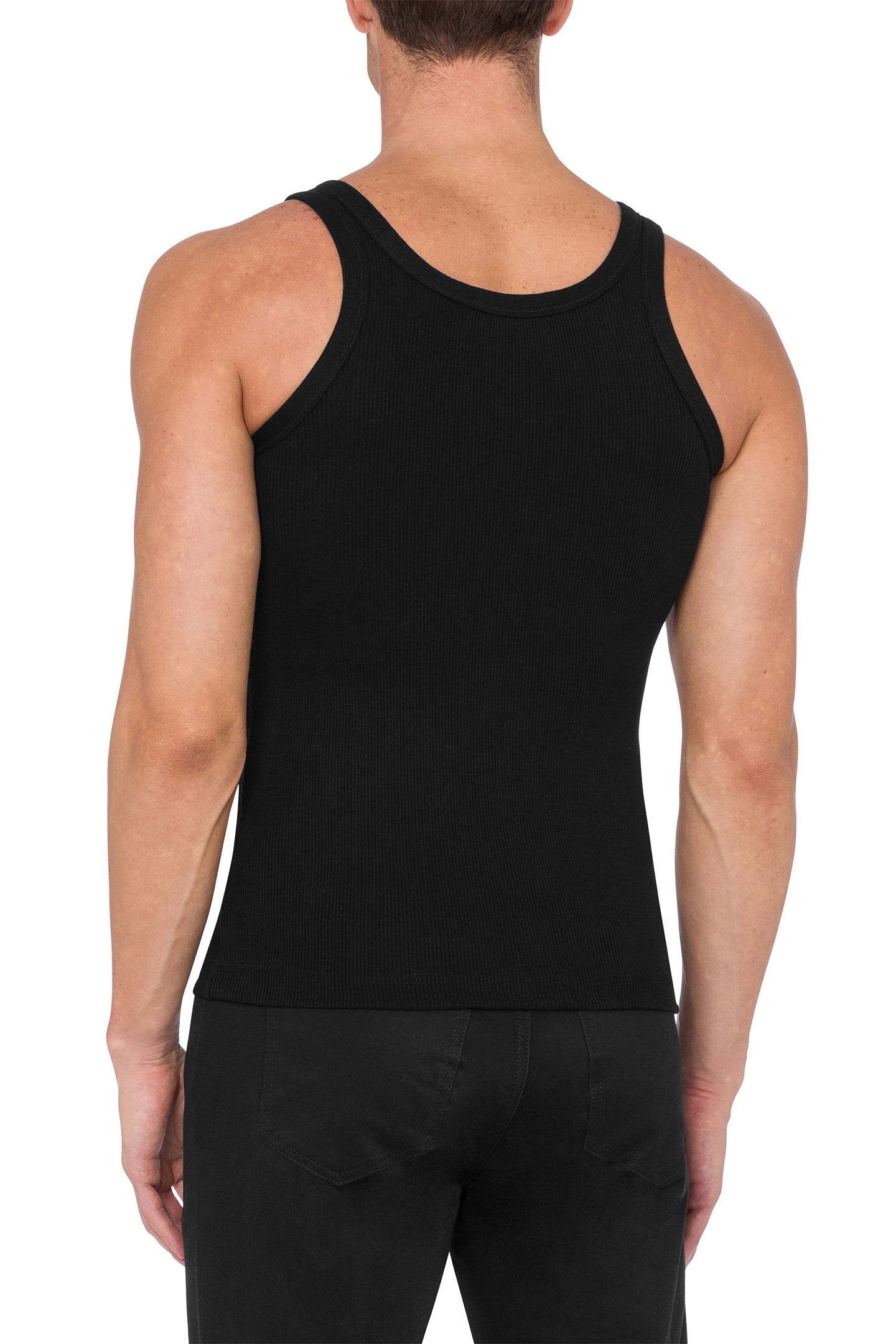 TANK TOP UPSIDE DOWN LOGO BLACK 2