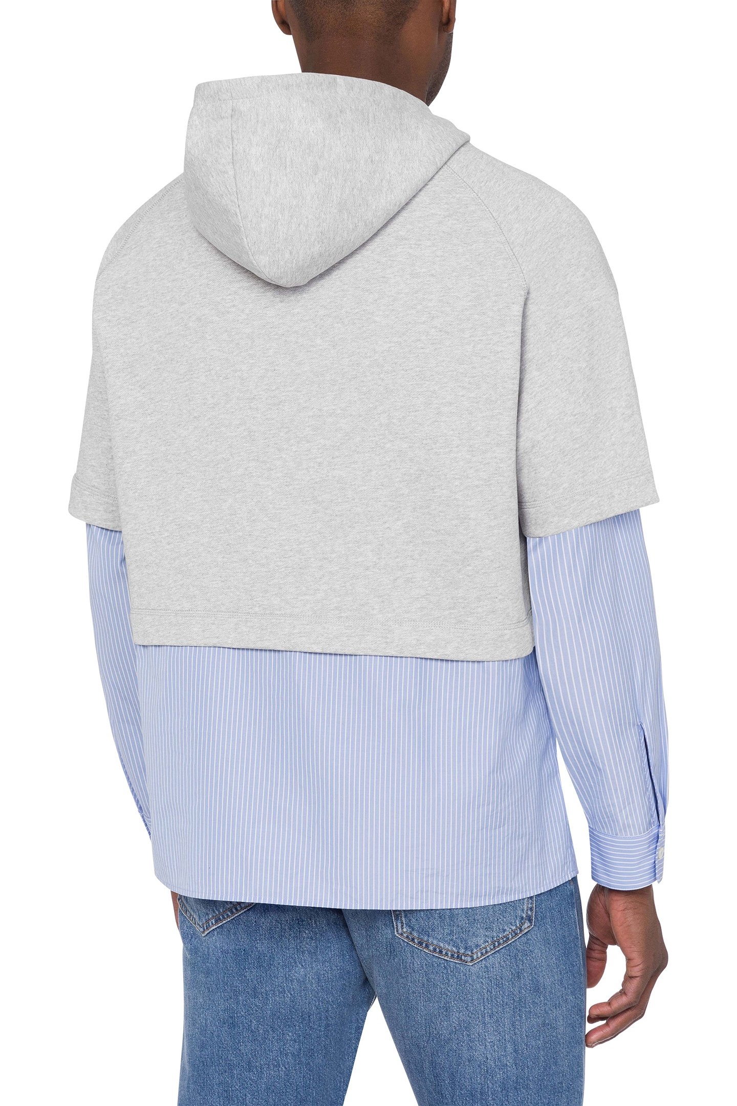 UPSIDE DOWN LOGO SWEATSHIRT GREY 2