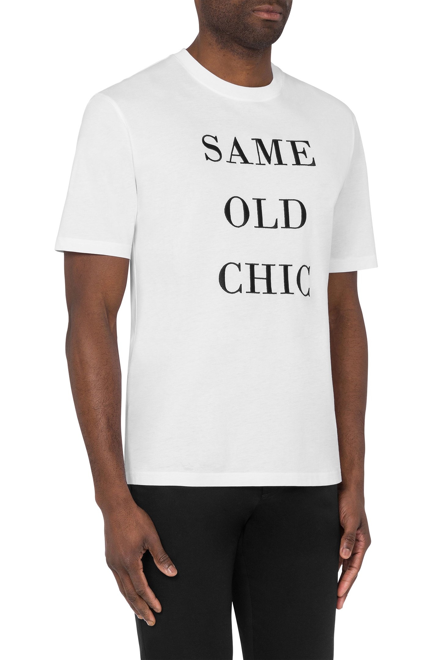 SAME OLD CHIC ORGANIC JERSEY T-SHIRT WHITE 1