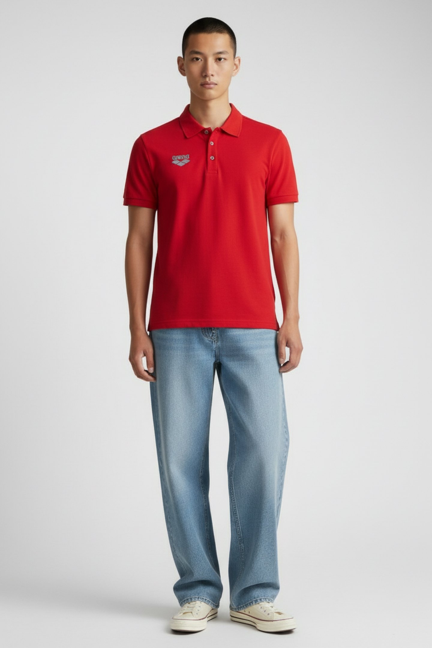 TL TECH S/S POLO RED 1