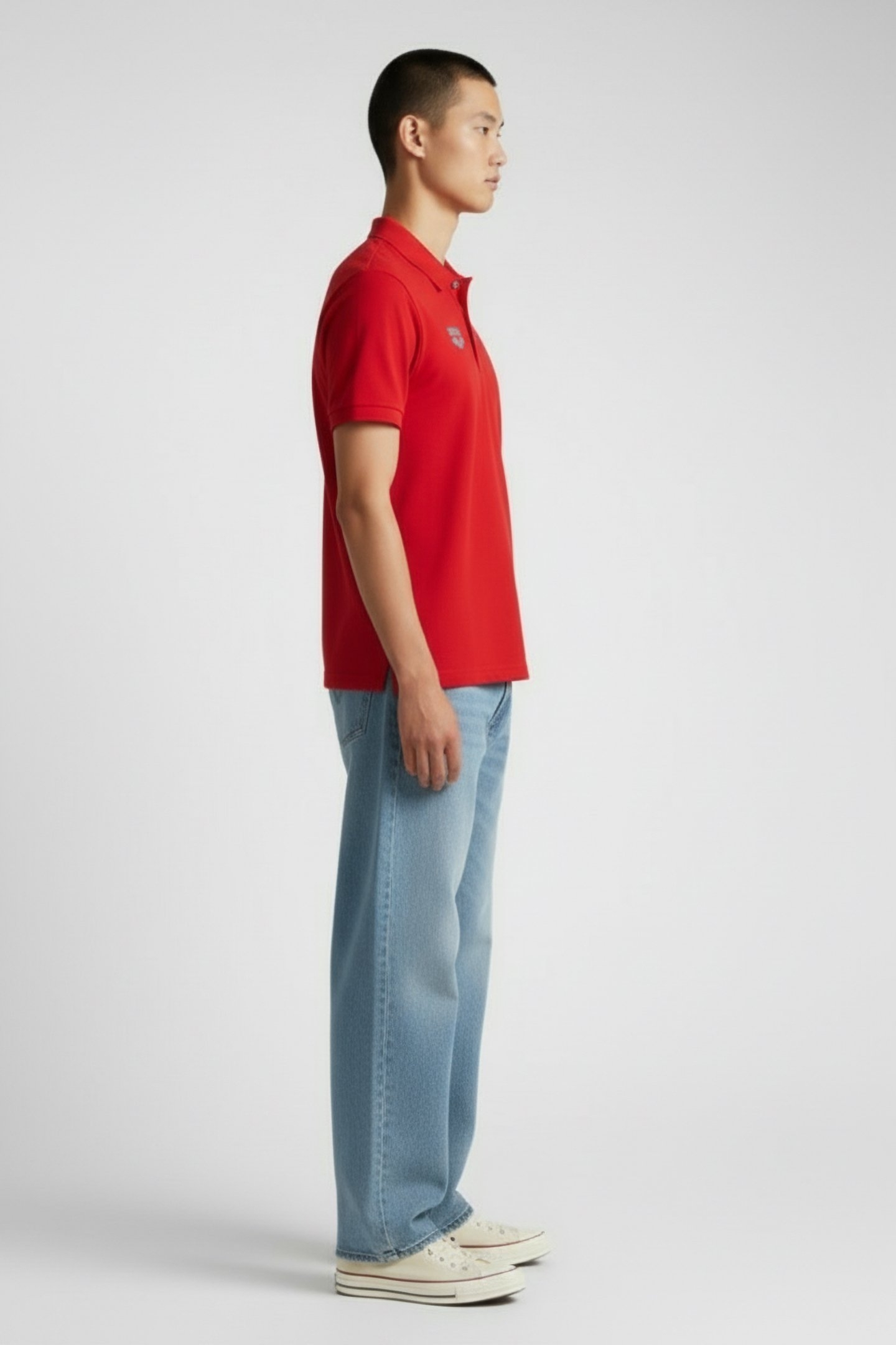 TL TECH S/S POLO RED 3