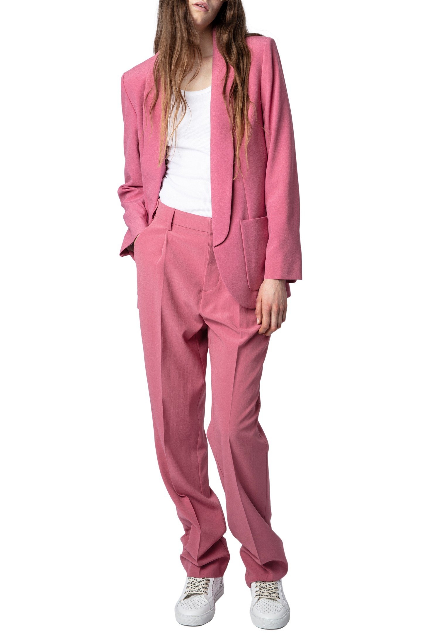 VERDUN CREPE BLAZER VIEUX ROSE 5