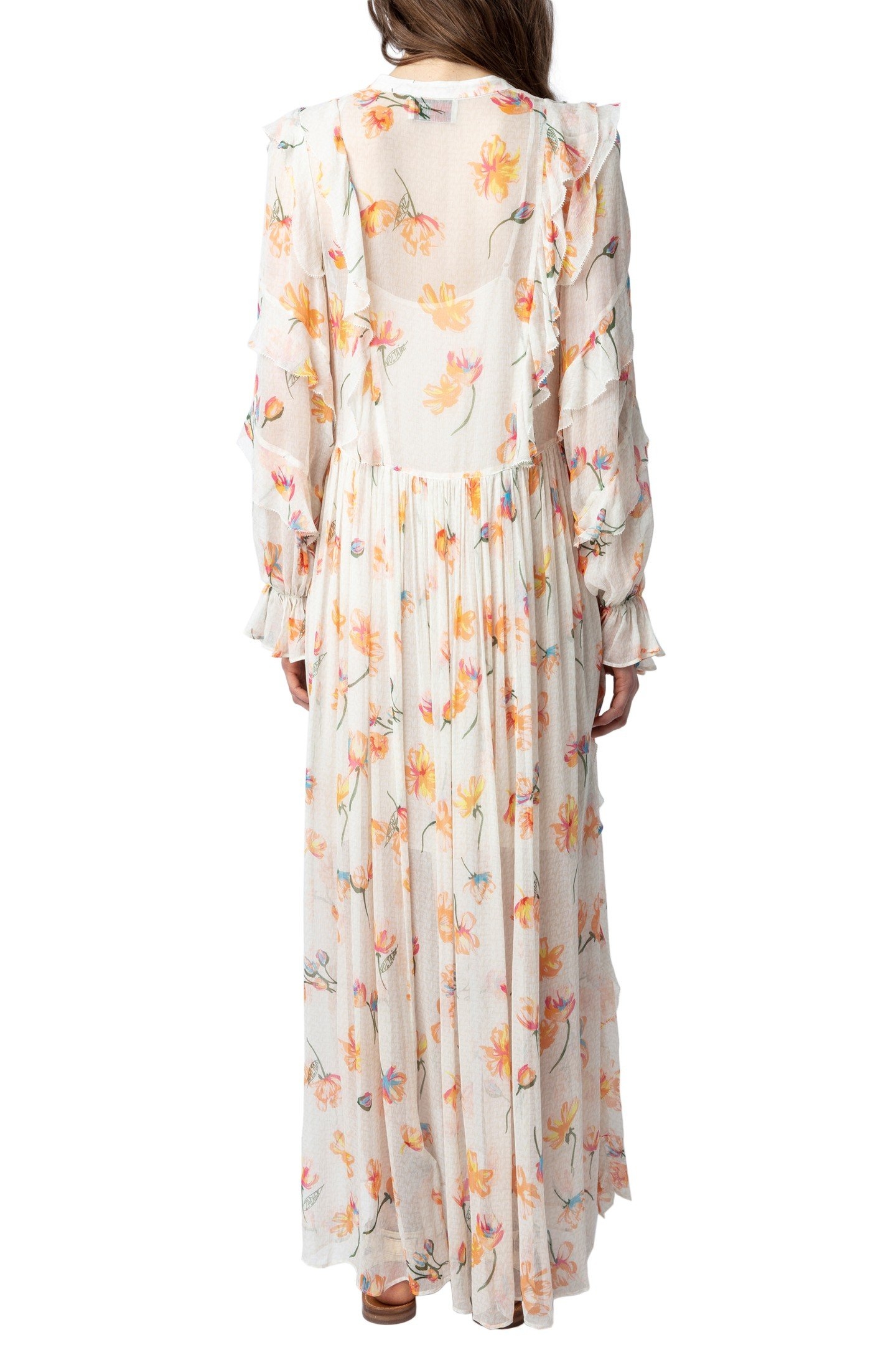 RICINY MOUSSELINE COURTNEY DRESS MASTIC 2