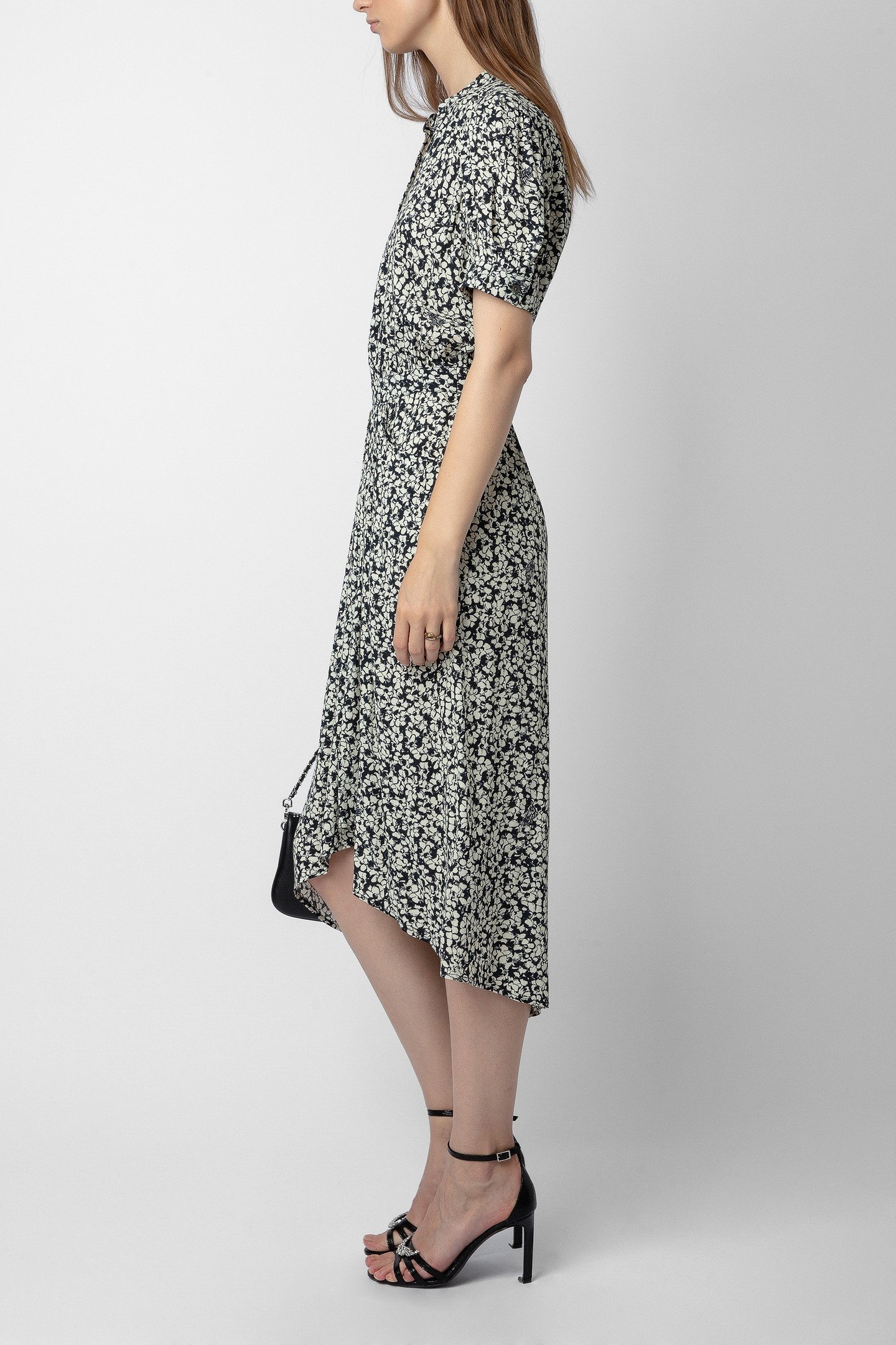 RIMA CREPE BICO FLOWERS DRESS VANILLE 3