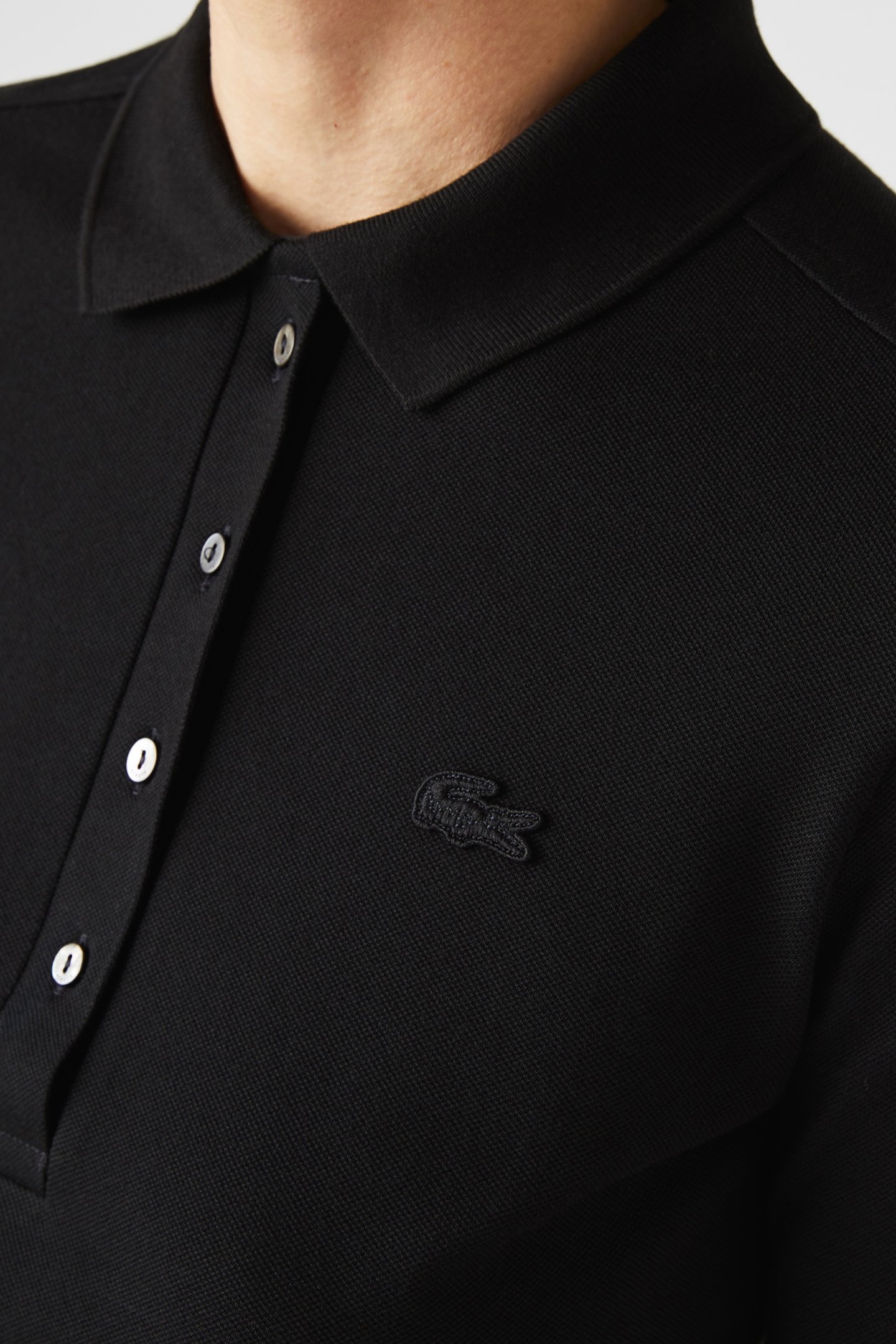 LONGSLEEVE POLO BLACK 5