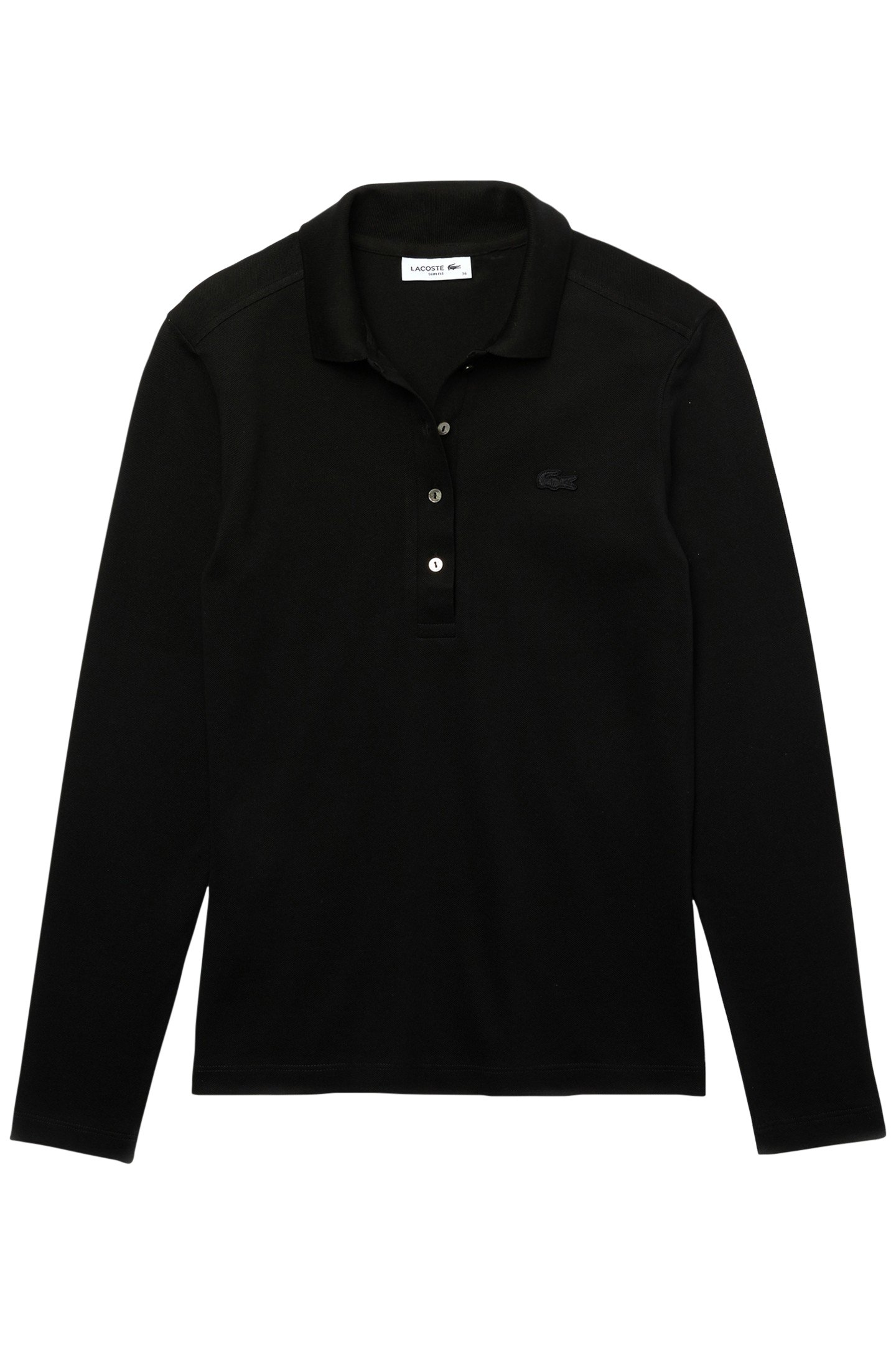 LONGSLEEVE POLO BLACK 3