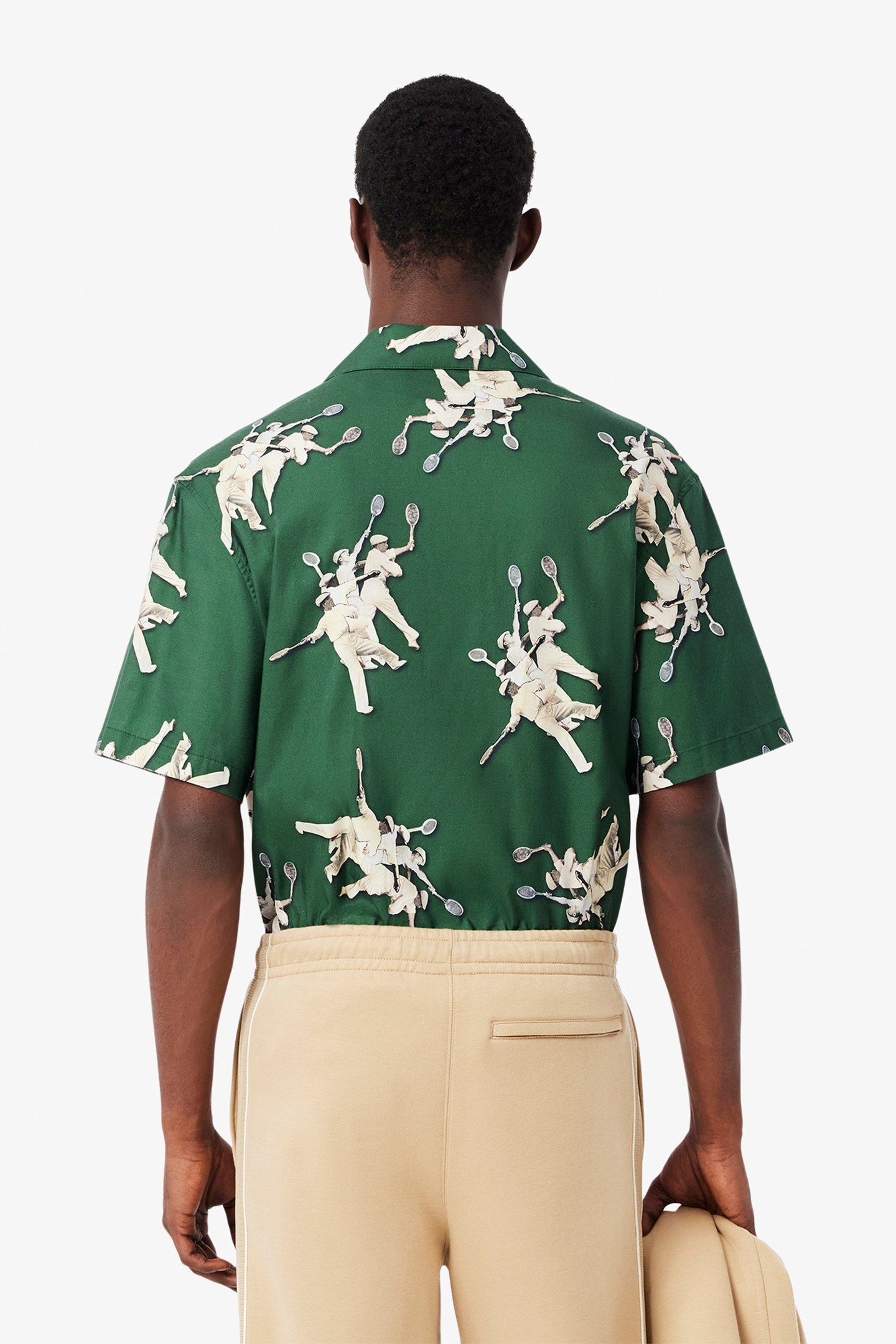 SHORTSLEEVE WOVEN SHIRT GREEN 2