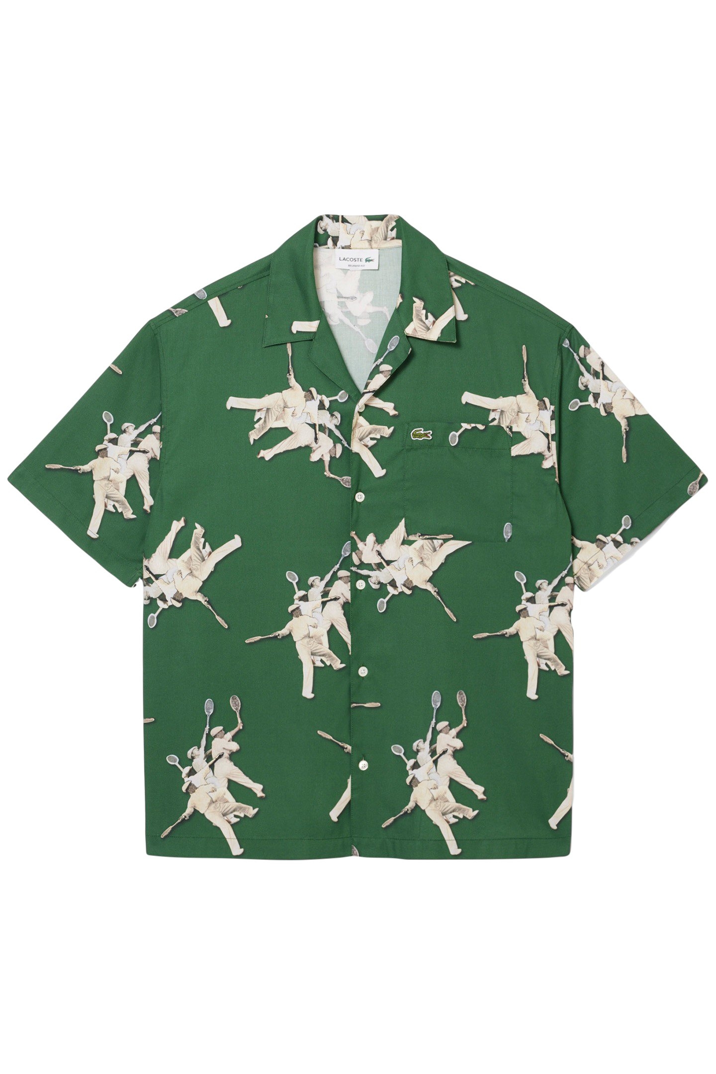 SHORTSLEEVE WOVEN SHIRT GREEN 4