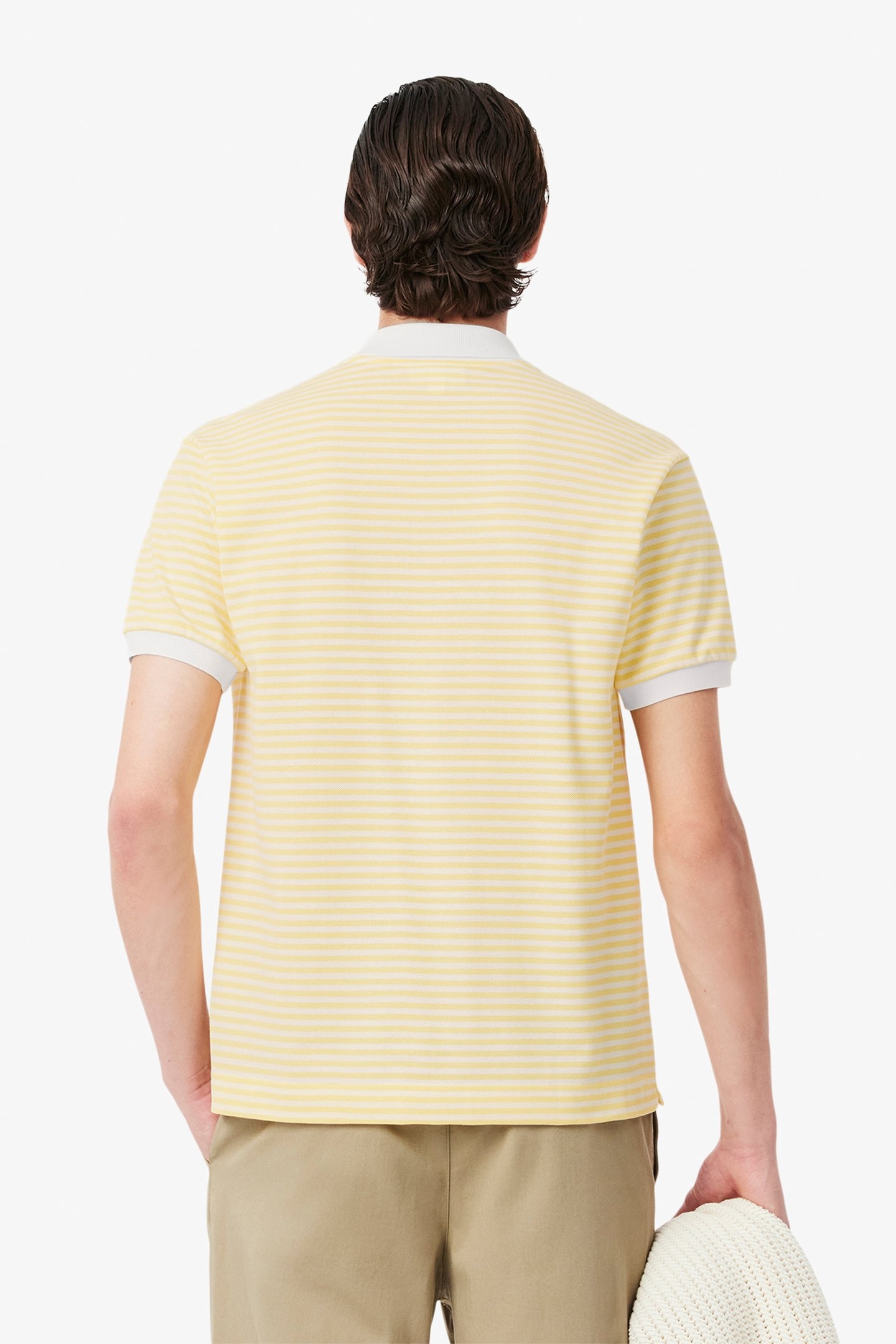 SHORTSLEEVE POLO WHITE/YELLOW 2