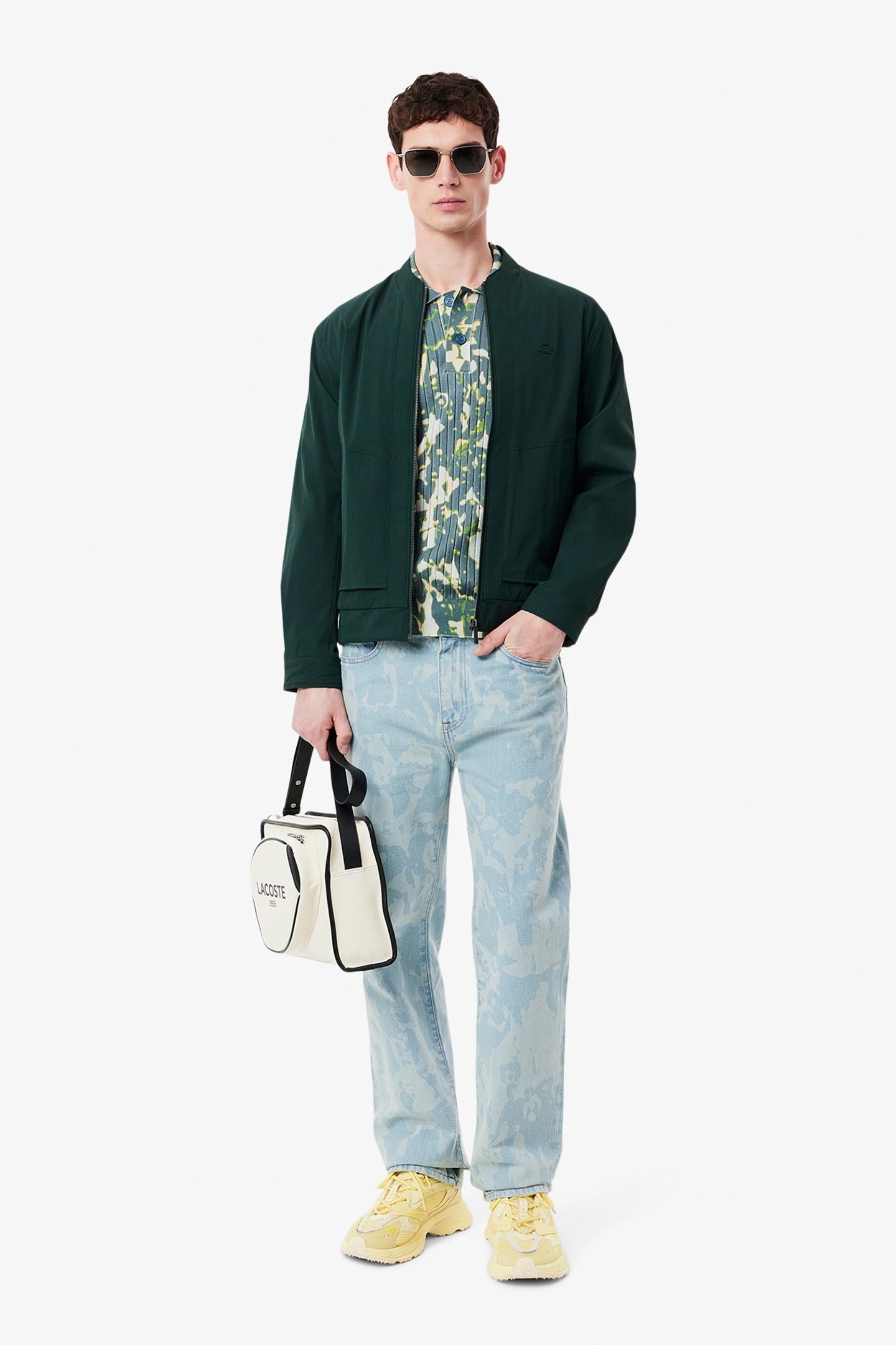 LEISURE TROUSERS WASHED BLEACH 4