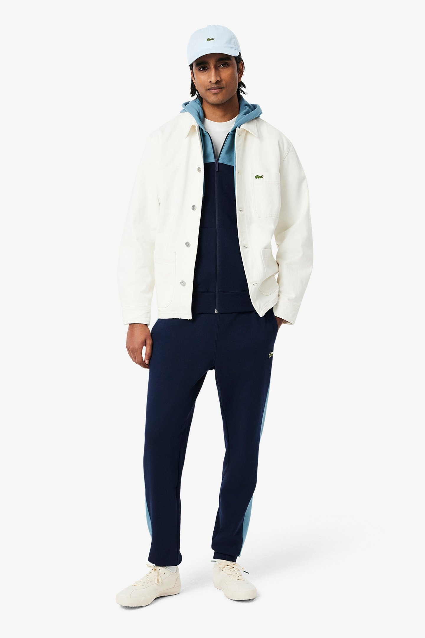 SWEATSHIRT NAVY BLUE/LIMESTONE-RILL 4