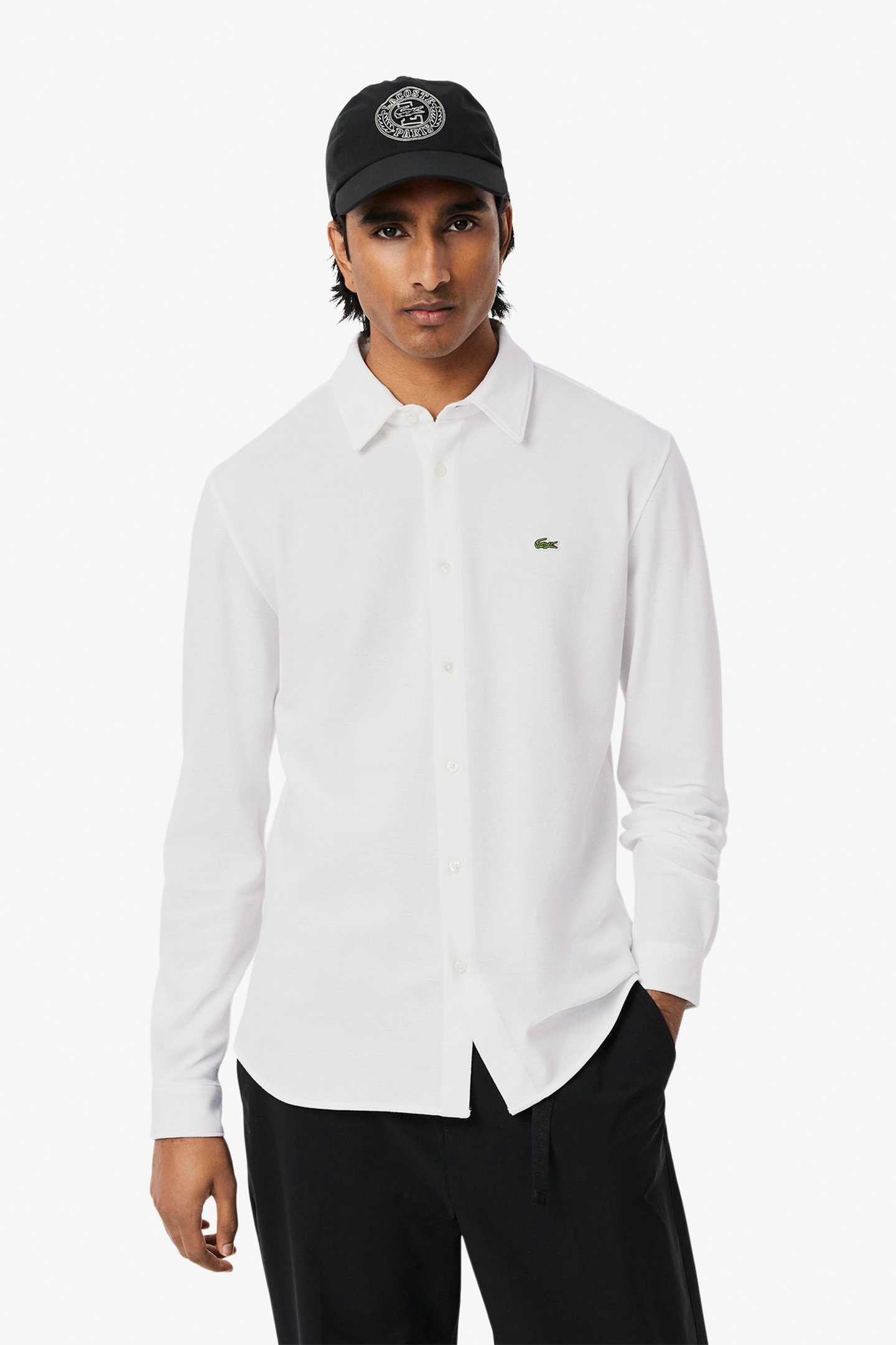 LONGSLEEVE WOVEN SHIRT WHITE 1