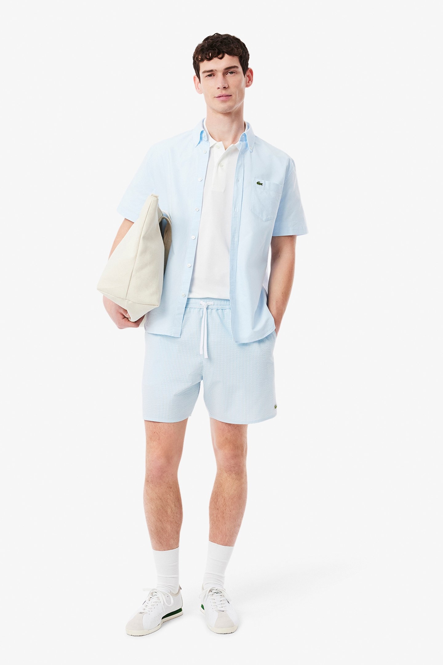 SWIMMING TRUNKS WHITE 4