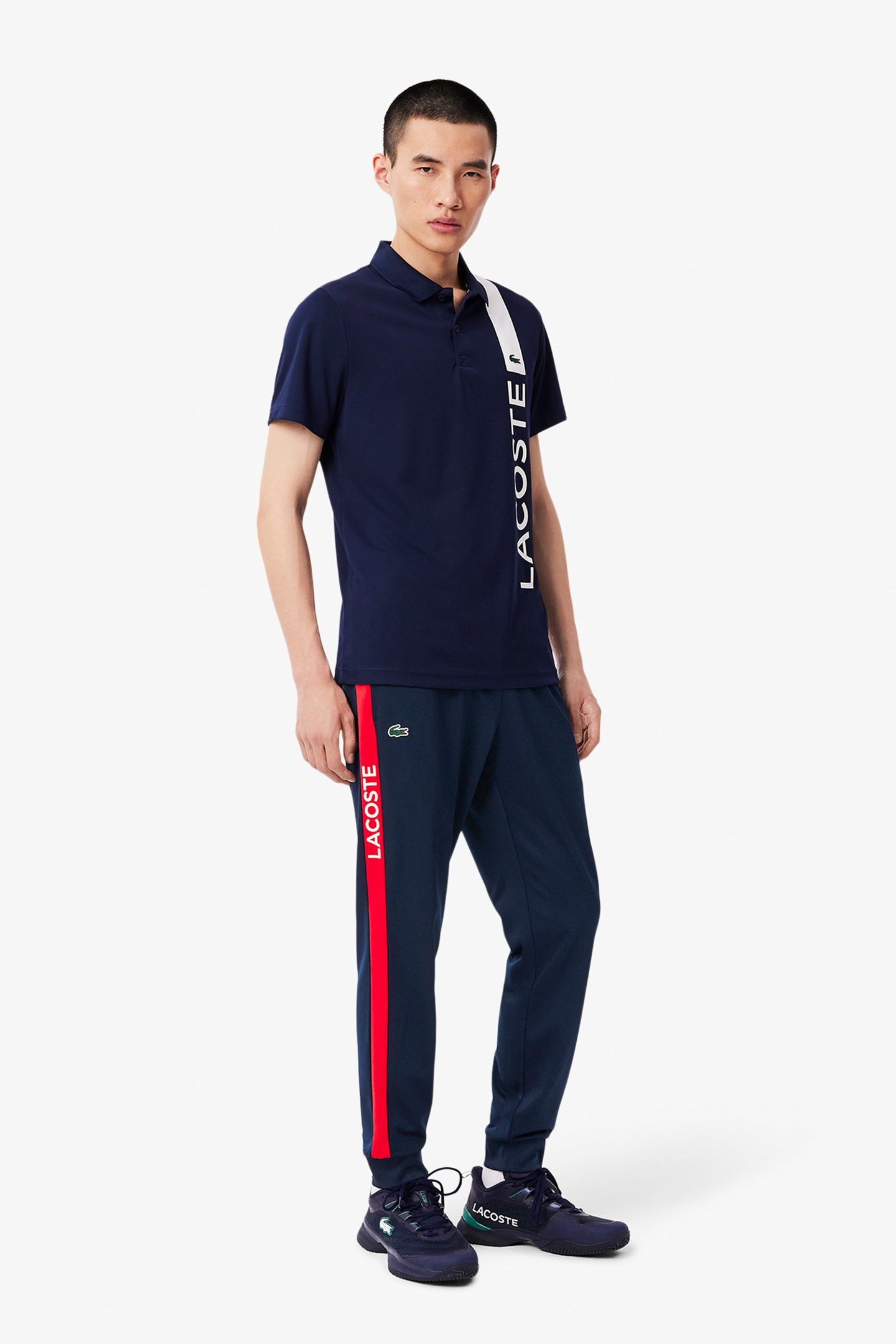 TRACKSUIT TROUSERS NAVY BLUE/GRENADINE 2