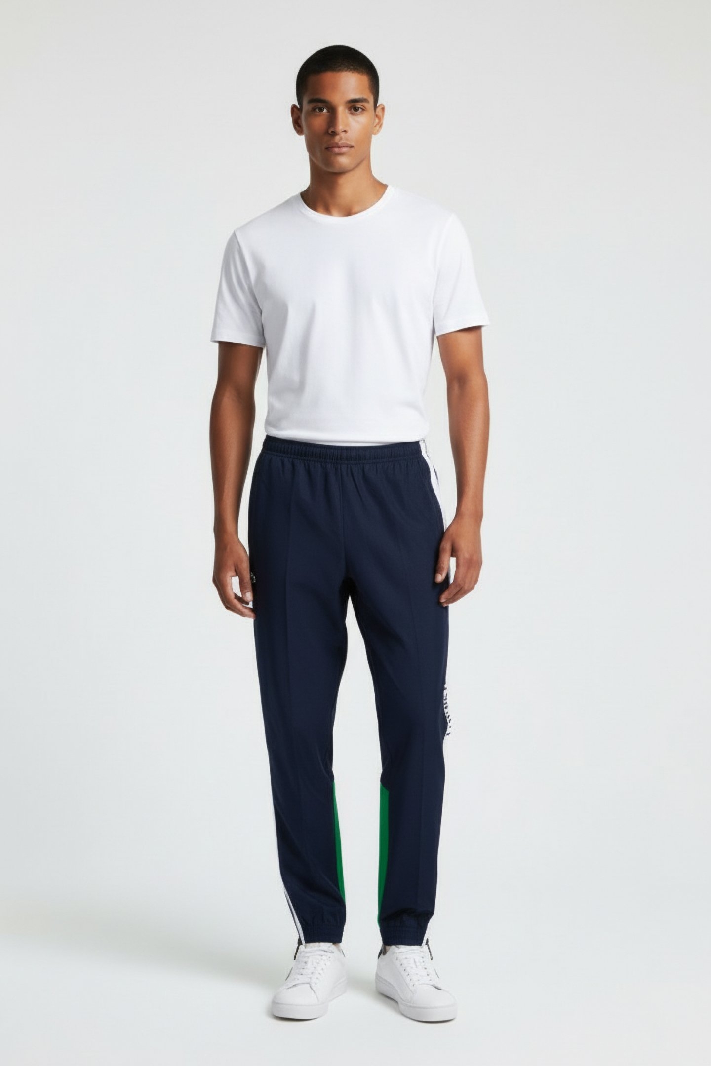 TRACKSUIT TROUSERS NAVY BLUE/WHITE-CALATHEA 1