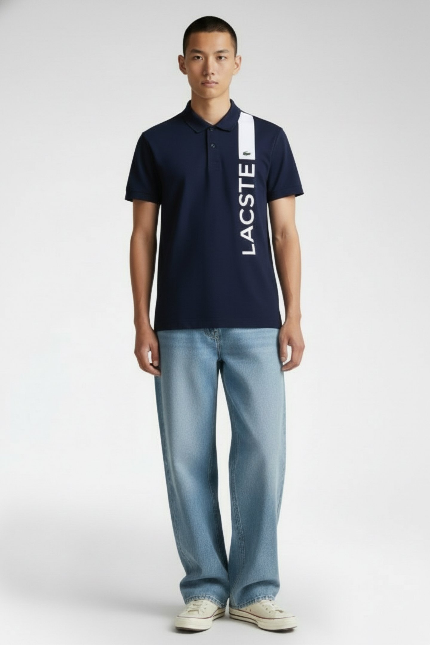 SHORTSLEEVE POLO NAVY BLUE/NAVY BLUE-WHITE 1