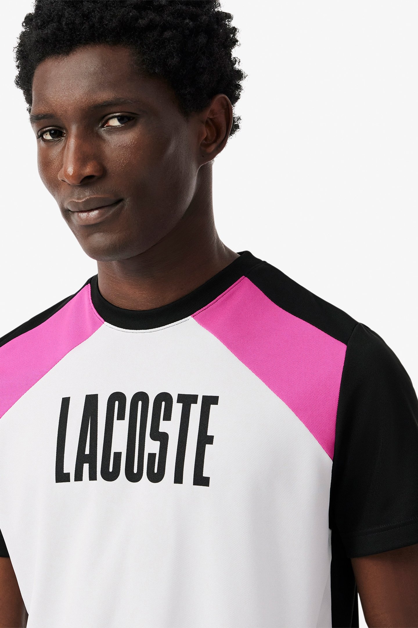 T-SHIRT WHITE/BLACK-MALVA 6