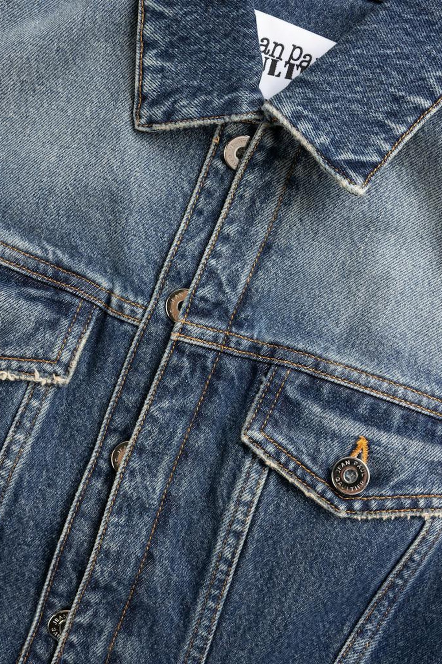 JEAN PAUL GAULTIER – DENIM JACKET WITH OVERSIZED SLEEVES 5