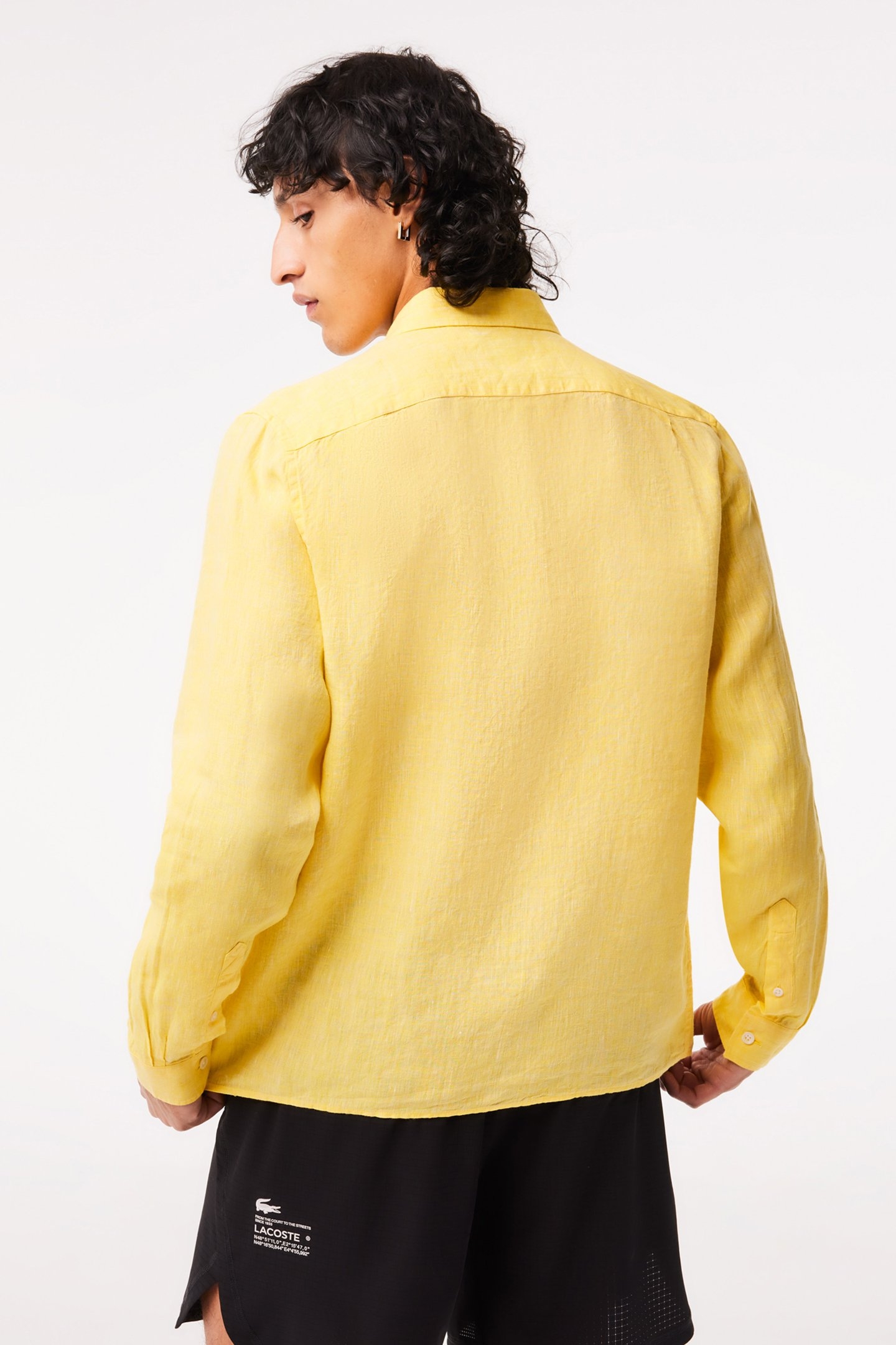 LONGSLEEVE WOVEN SHIRT YELLOW 2