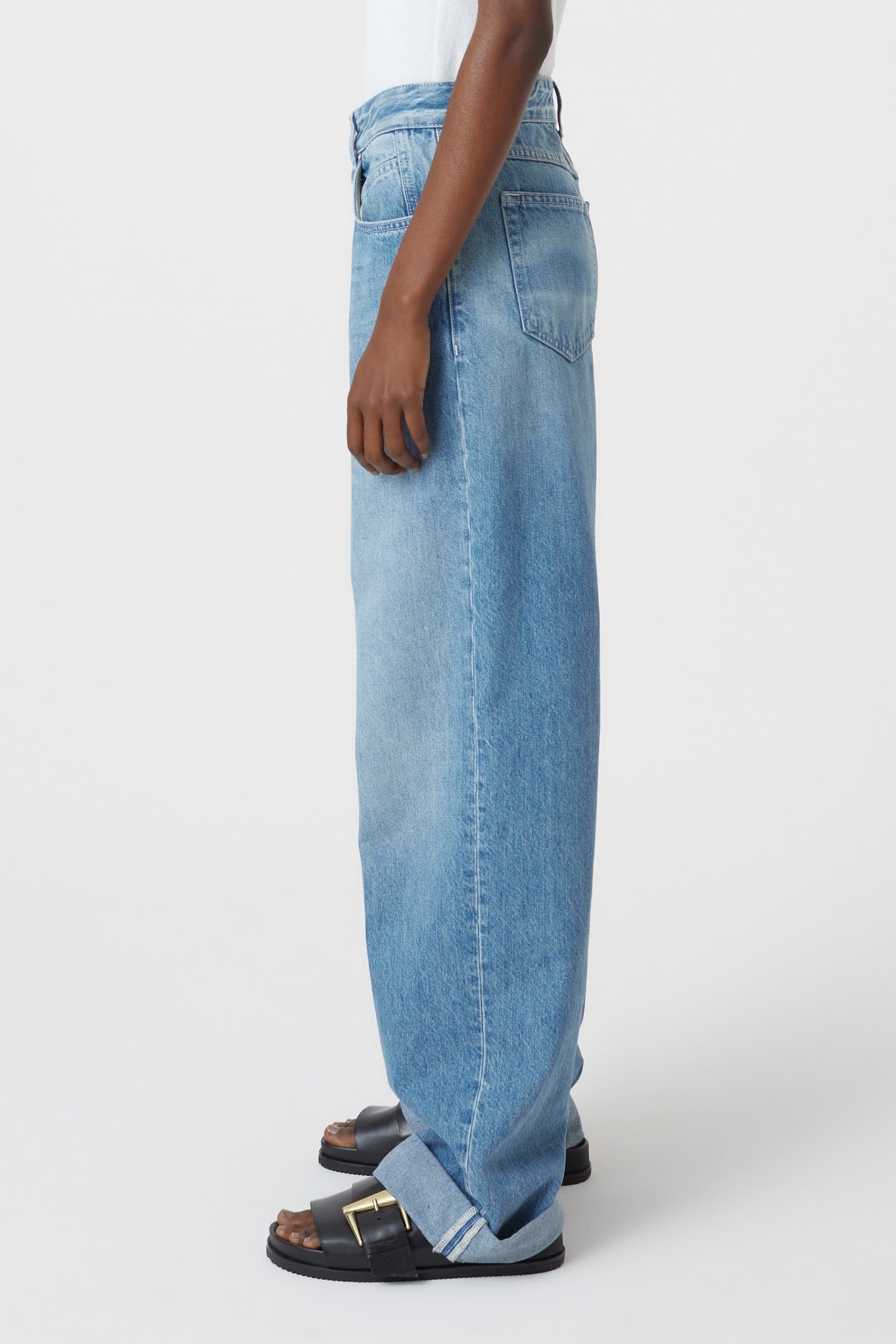 NIKKA JEANS MID BLUE 5