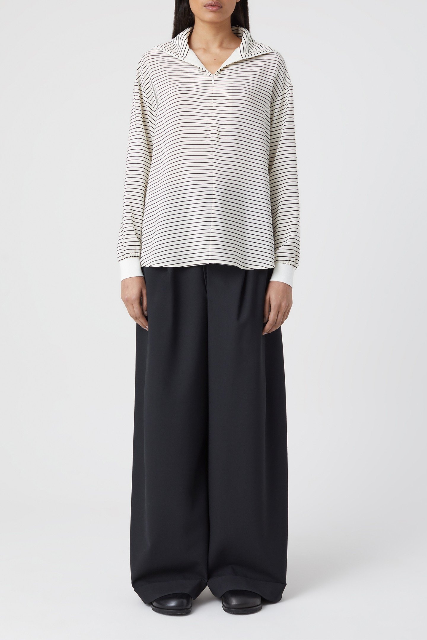 TRACK SUIT SHIRT & BLOUSES IVORY 4