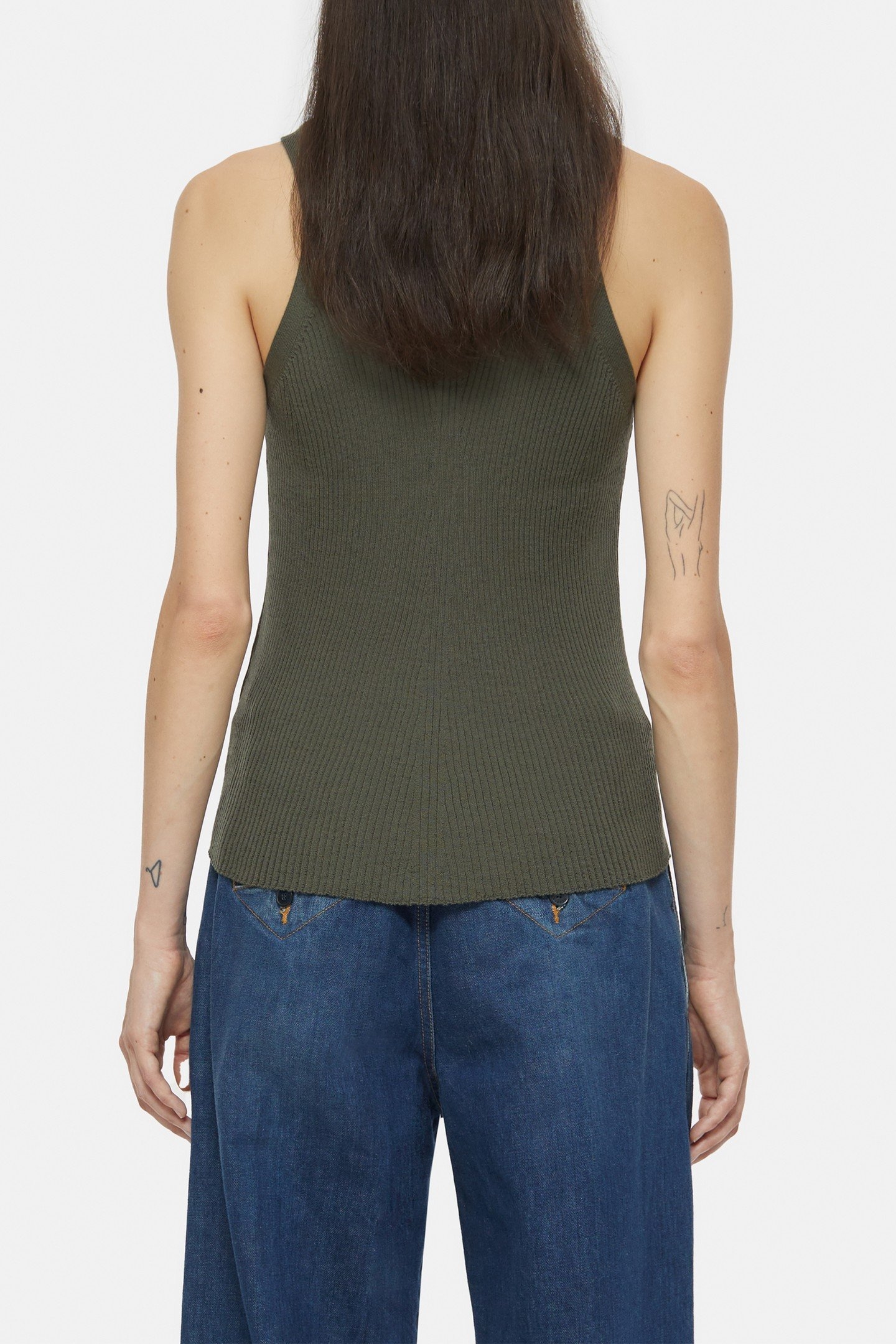 RACER TOP KNITS ARMY GREEN 3