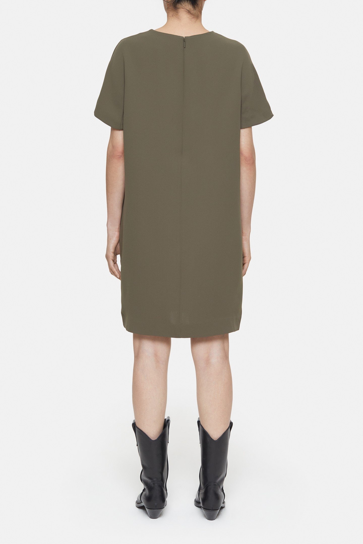 SHIFT DRESS ARMY GREEN 7