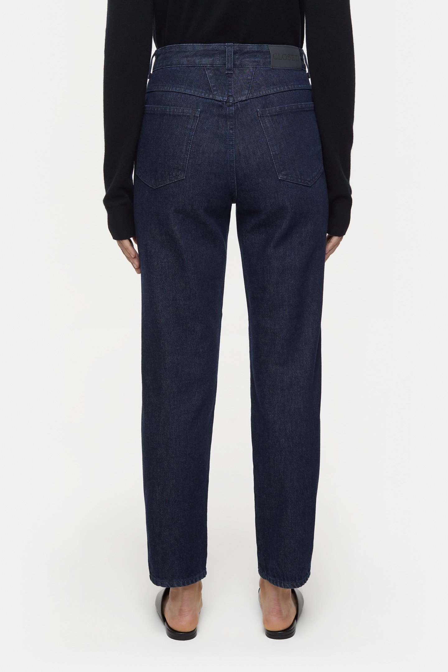 PEDAL PUSHER JEANS DARK BLUE 4