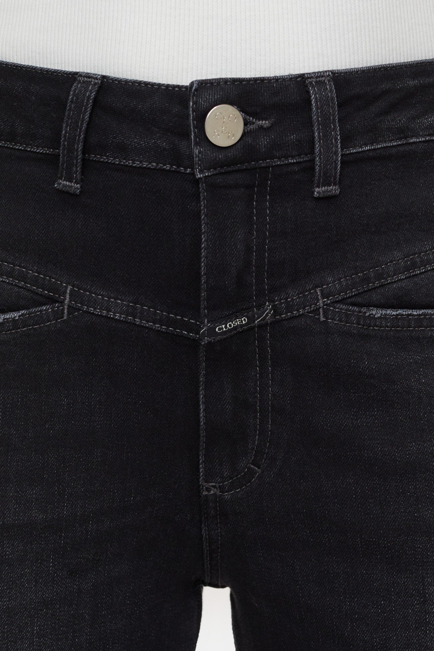 PEDAL PUSHER JEANS DARK GREY 4