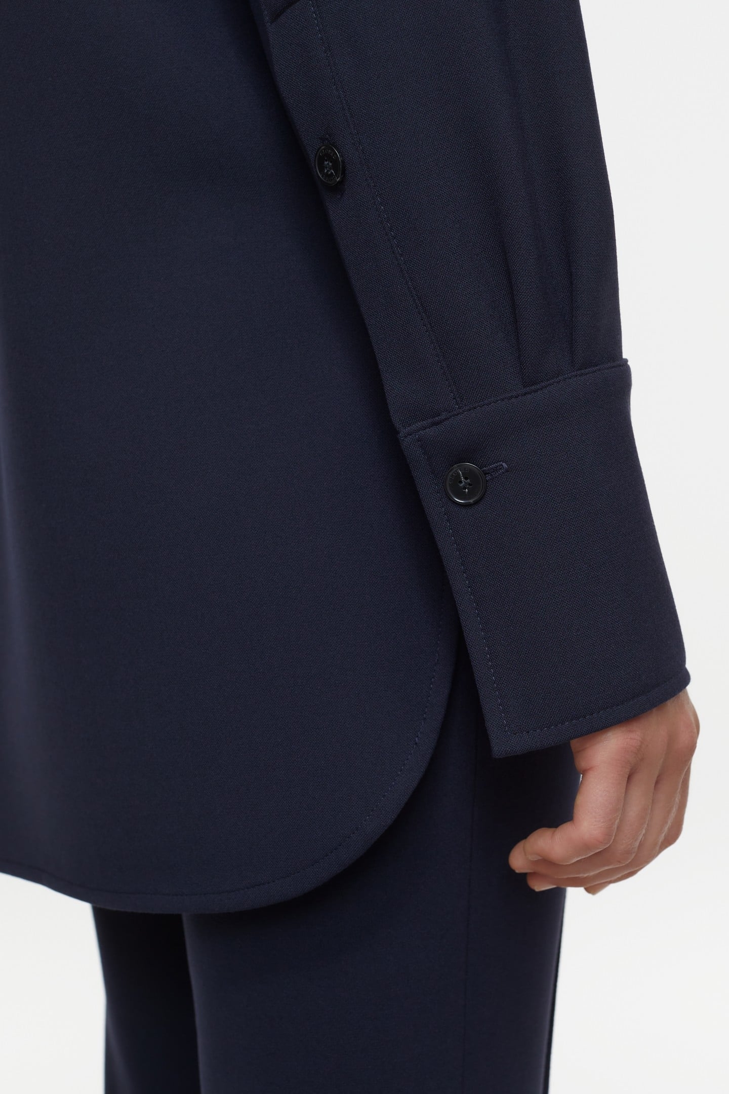 PINTUCK SHIRT BASIC SHIRTS & BLOUSES DARK NIGHT 5