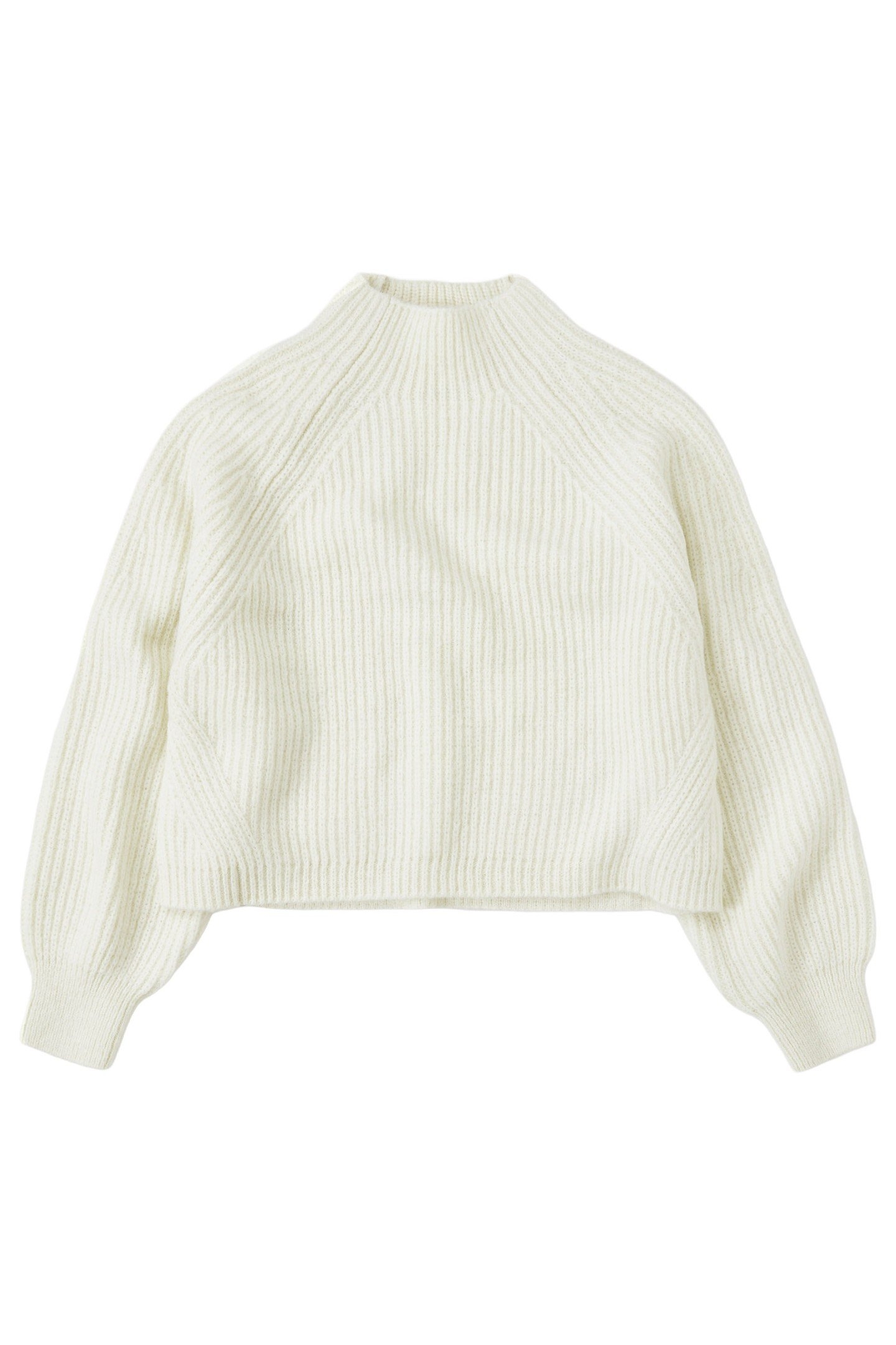 CROPPED LONG SLEEVE KNITS VANILLA 5