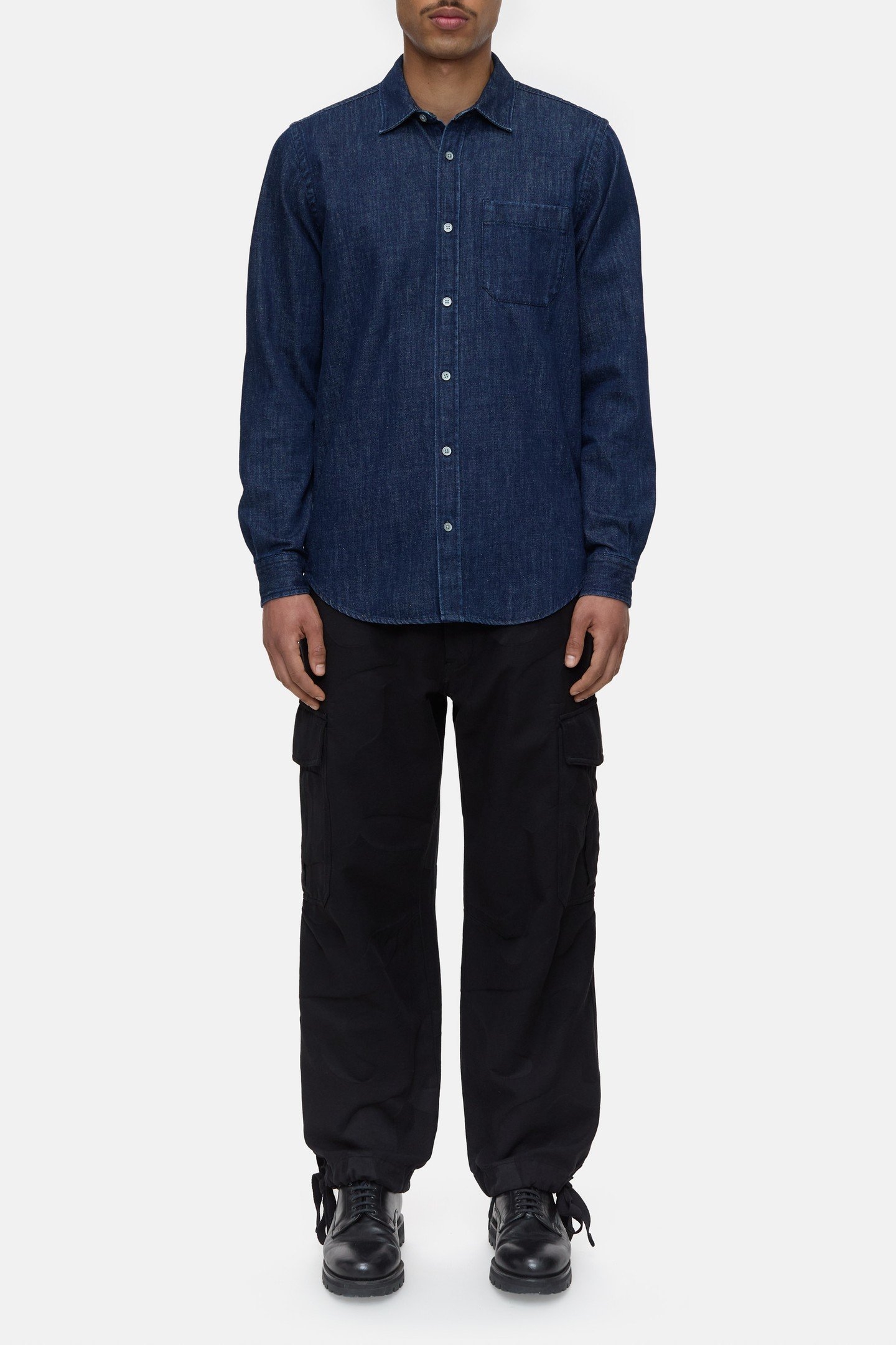 BASIC SHIRT & BLOUSES DARK BLUE 1