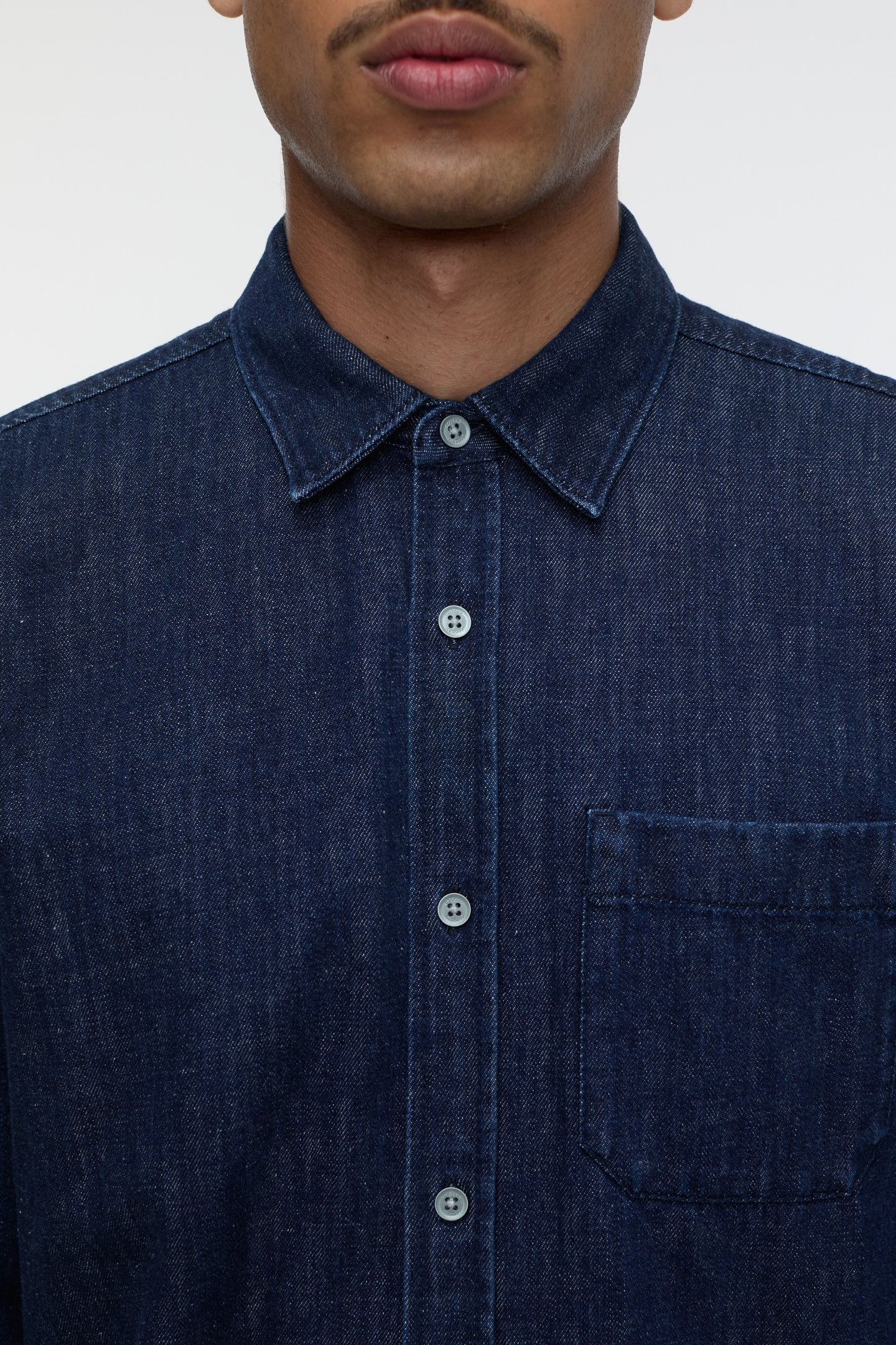 BASIC SHIRT & BLOUSES DARK BLUE 5