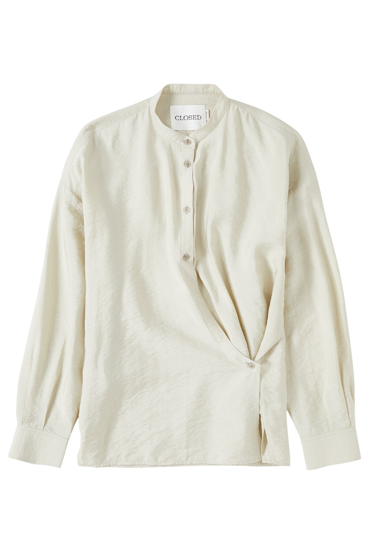 WRAP BLOUSE SHIRT SABBIA BEIGE 4