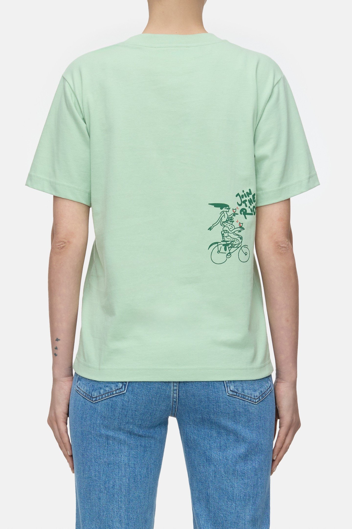 PRINTED T-SHIRT T-SHIRTS GIADA GREEN 3