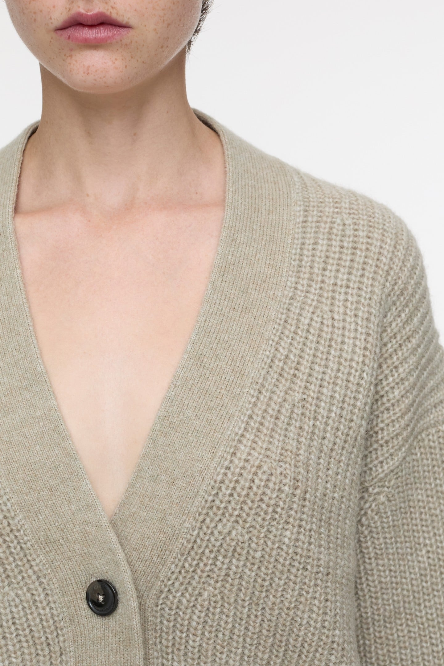 BOXY CARDIGAN KNITS SABBIA BEIGE 3