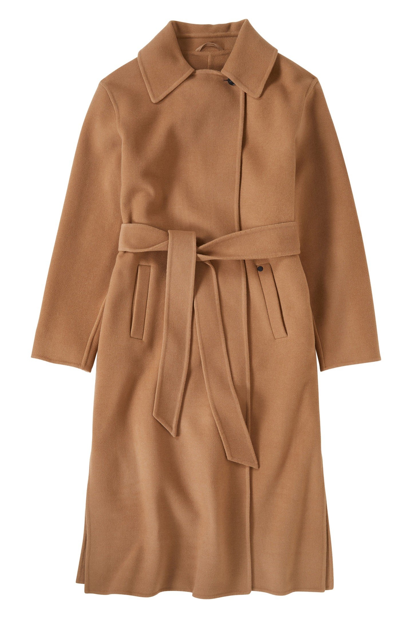 WRAP COAT JACKET BISCOTTI BROWN 4