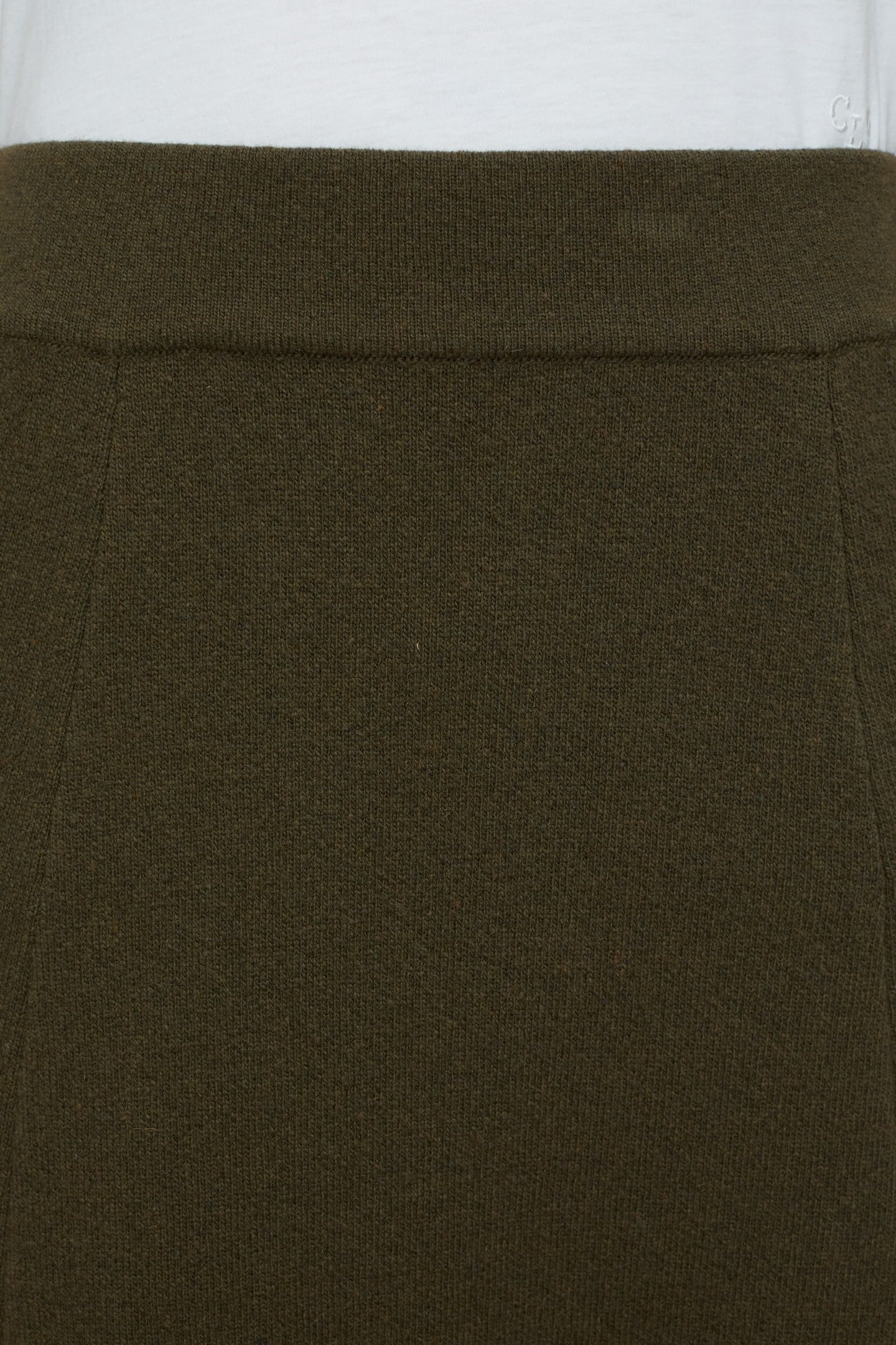 KNIT SKIRT A-LINE SKIRTS VER GREEN 3