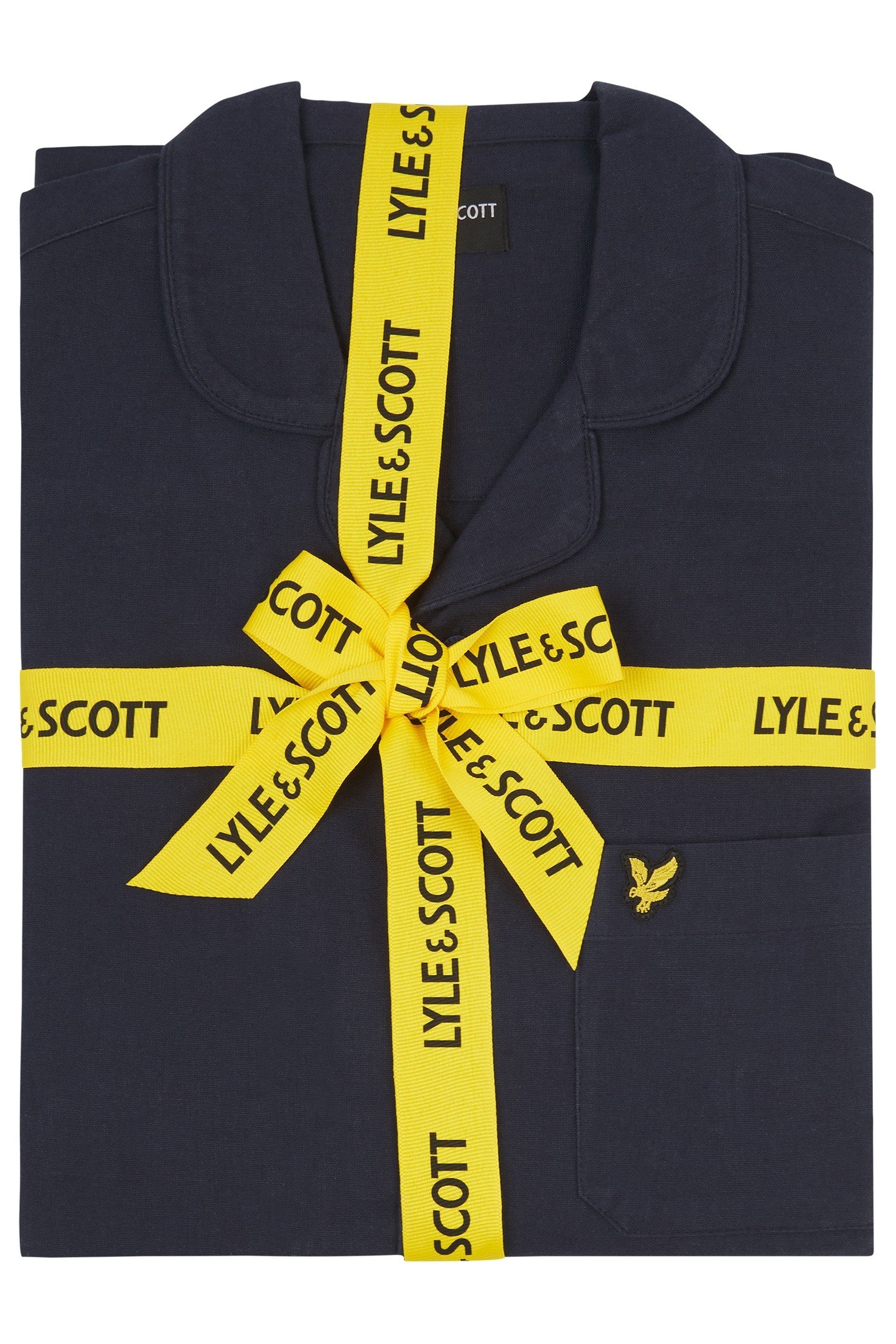 REMMINGTON SHORT SLEEVE FLAX SLEEP SUIT PEACOAT 6