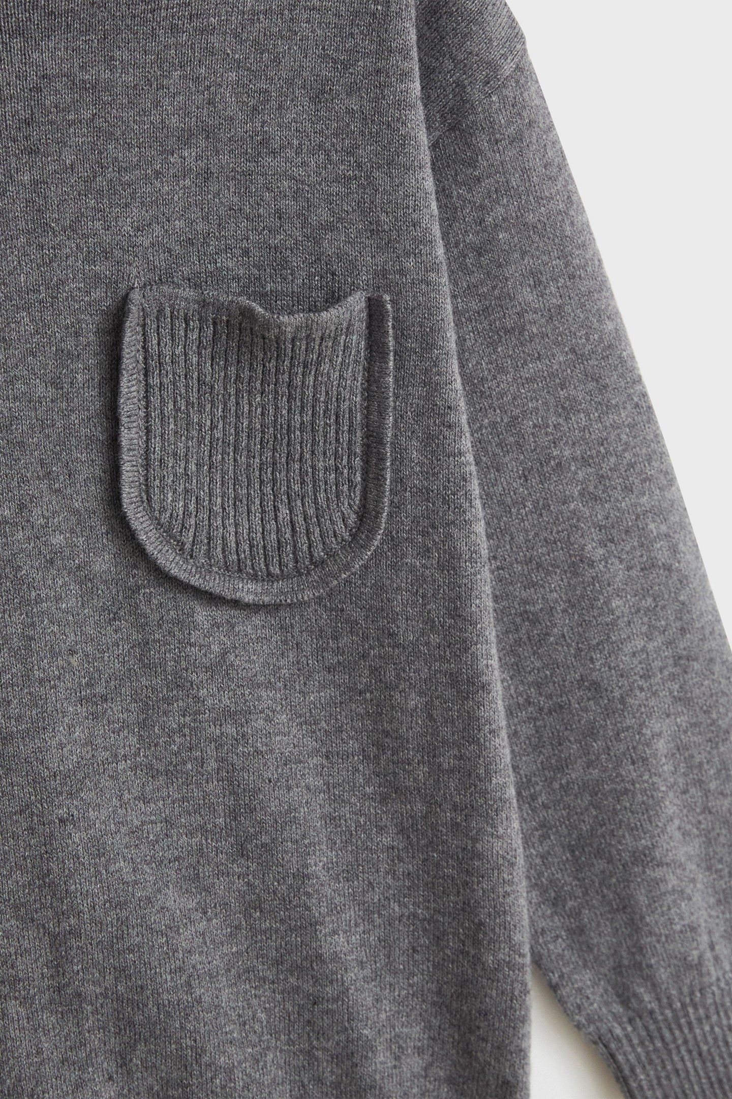 KNITTED COSY SET MID GREY 4