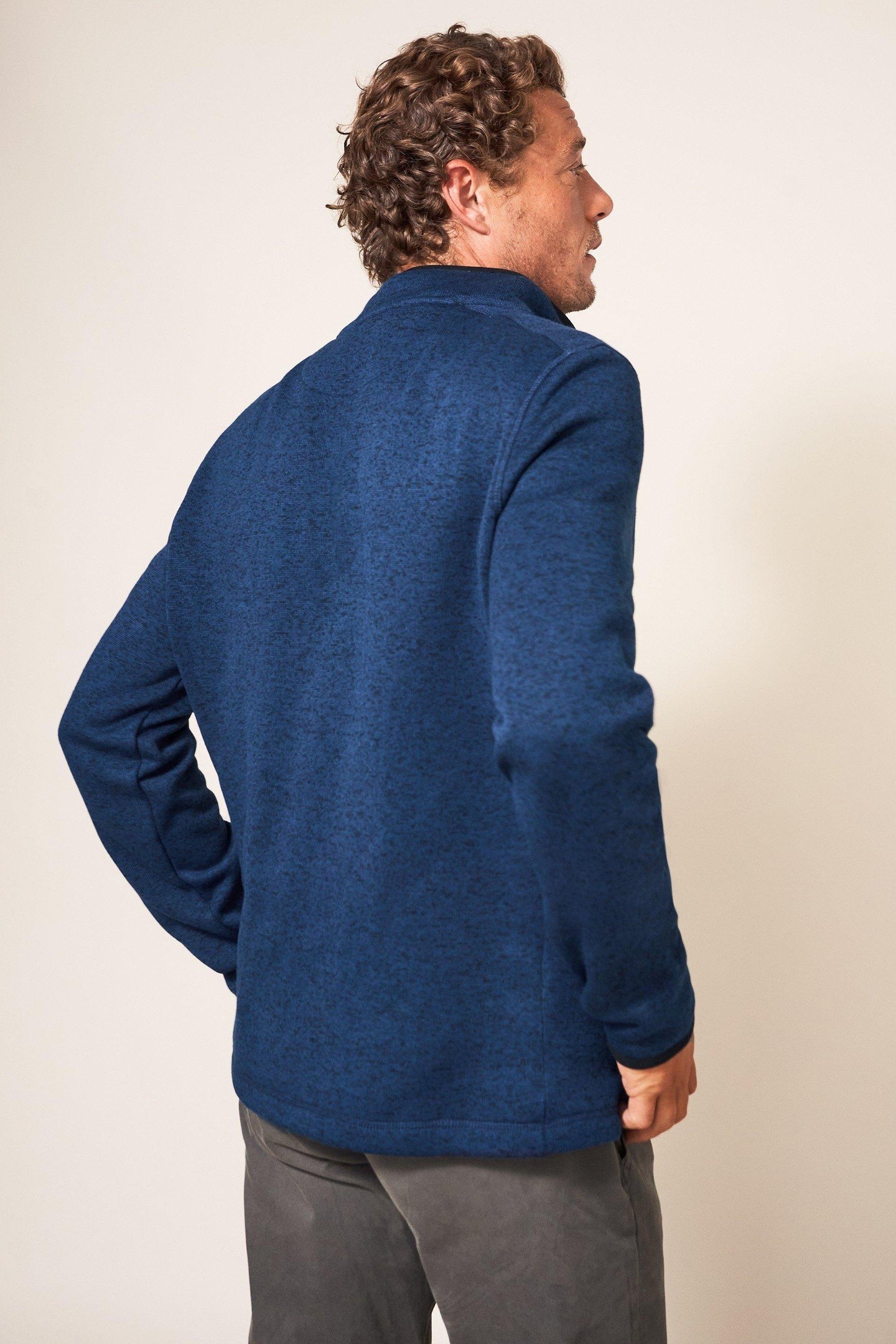 FIELD FLEECE TOP DARK NAVY 2