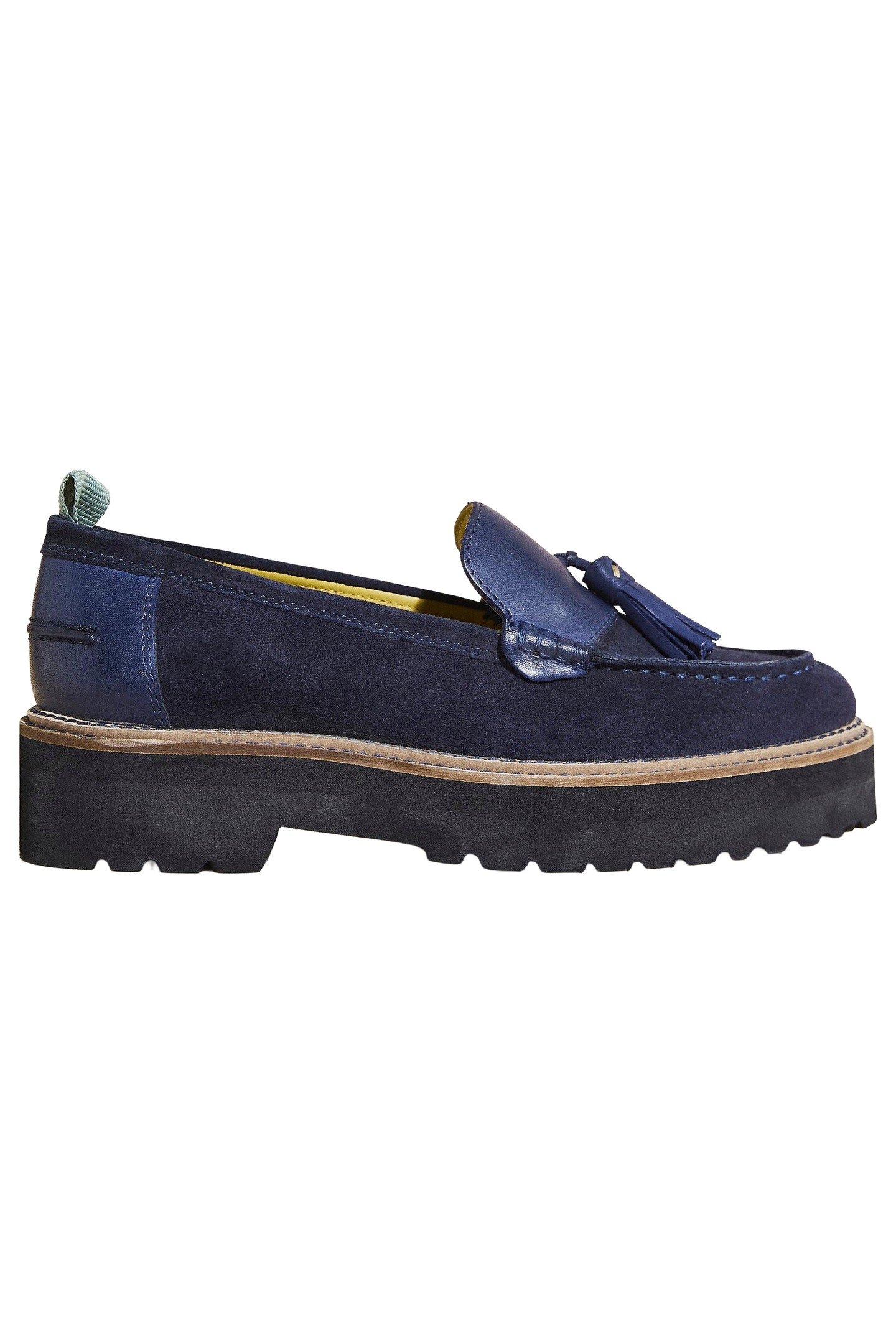 CHUNKY SUEDE LOAFER DARK NAVY 1