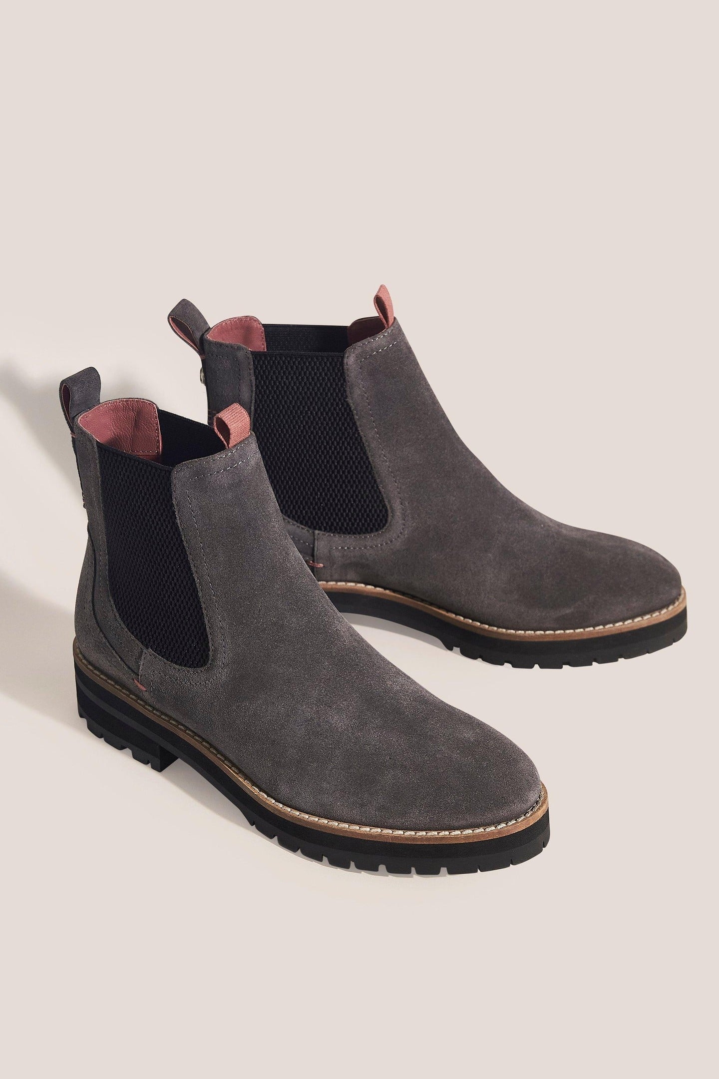 ESME CHUNKY CHELSEA BOOT DARK GREY 2