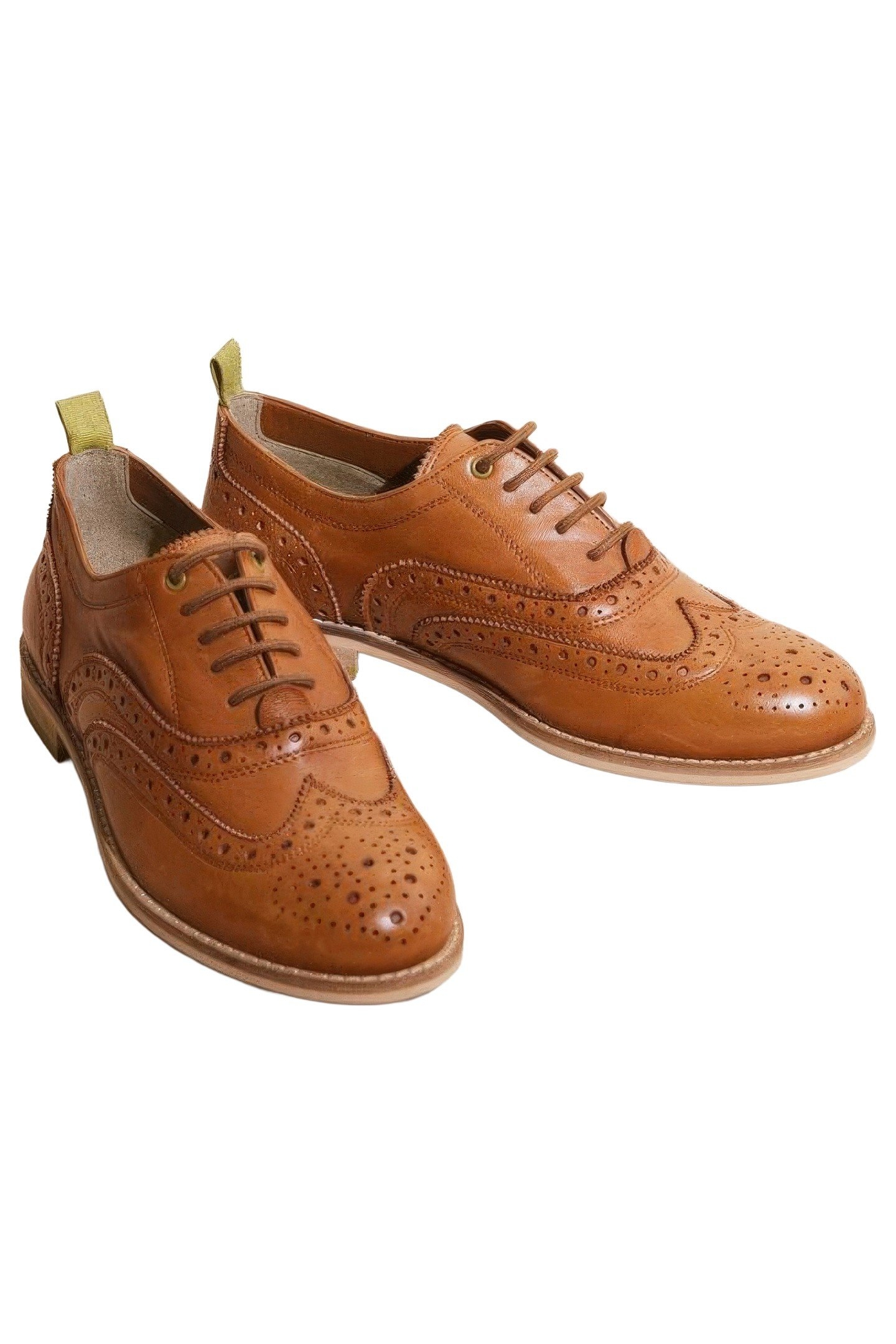 THISTLE LACE UP BROGUE MID TAN 5