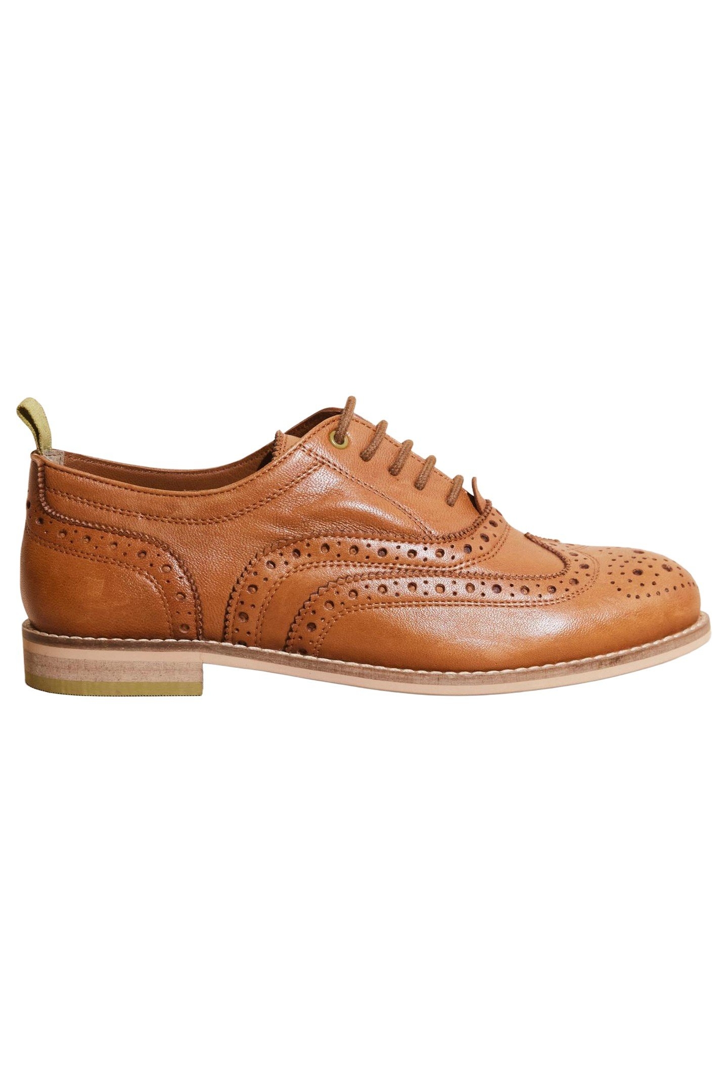 THISTLE LACE UP BROGUE MID TAN 7