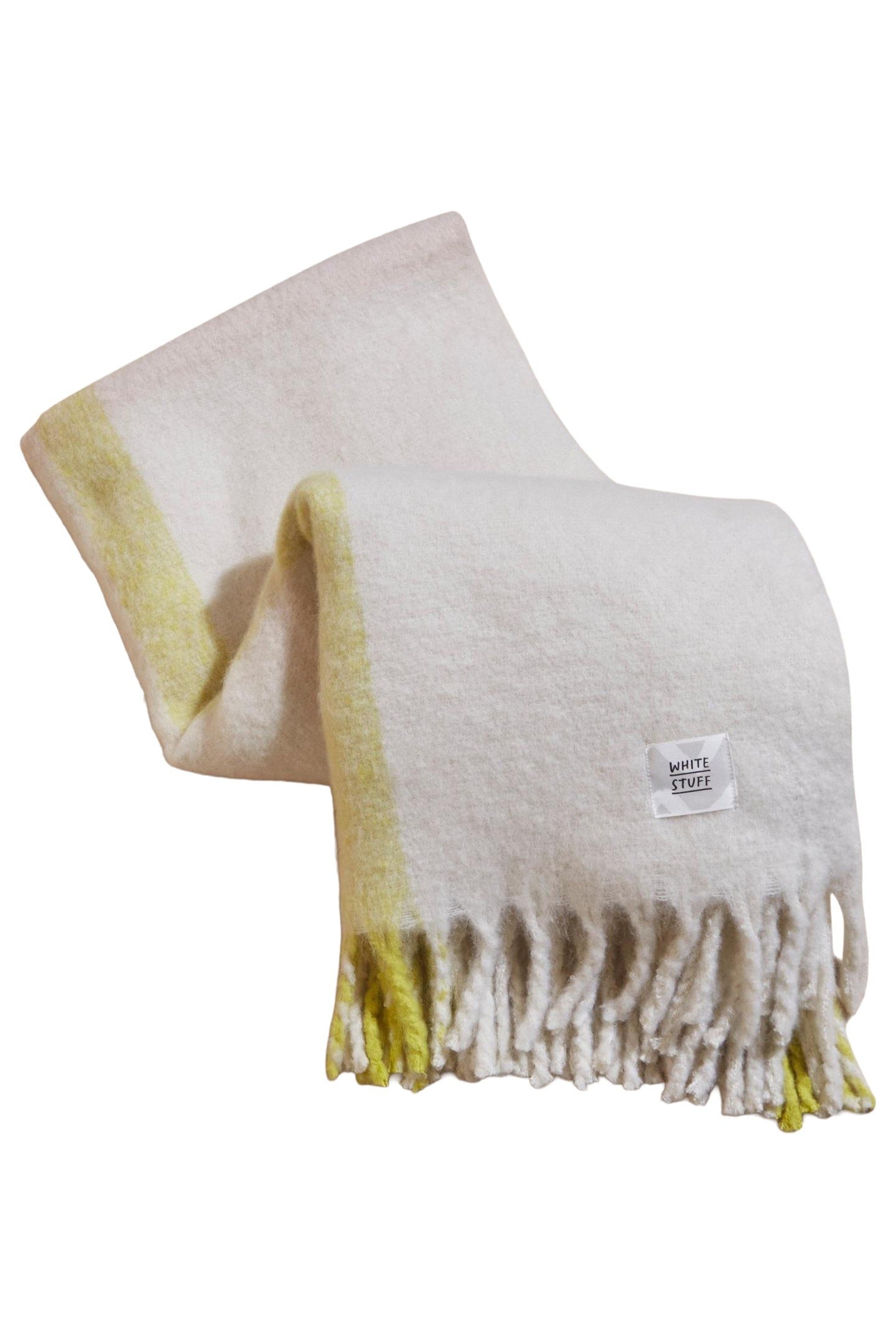 CHECK SUPERSOFT THROW NATURAL MULTI 1