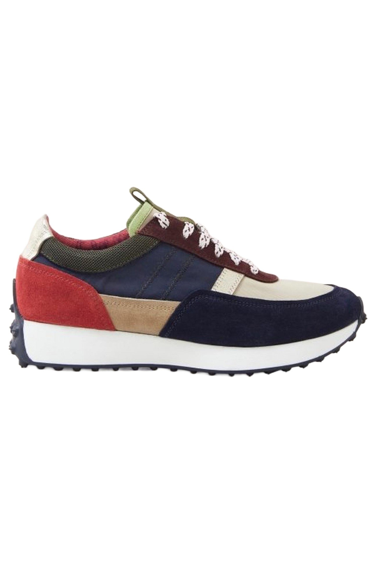 RETRO LACE UP RUNNER NAVY MULTI 1