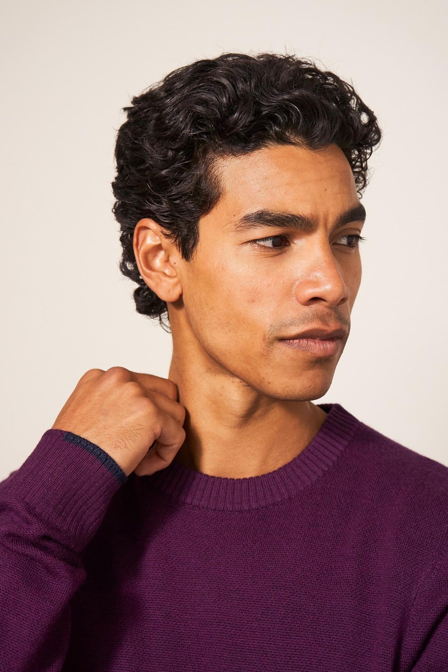 NEWPORT MERINO CREW MID PLUM 3